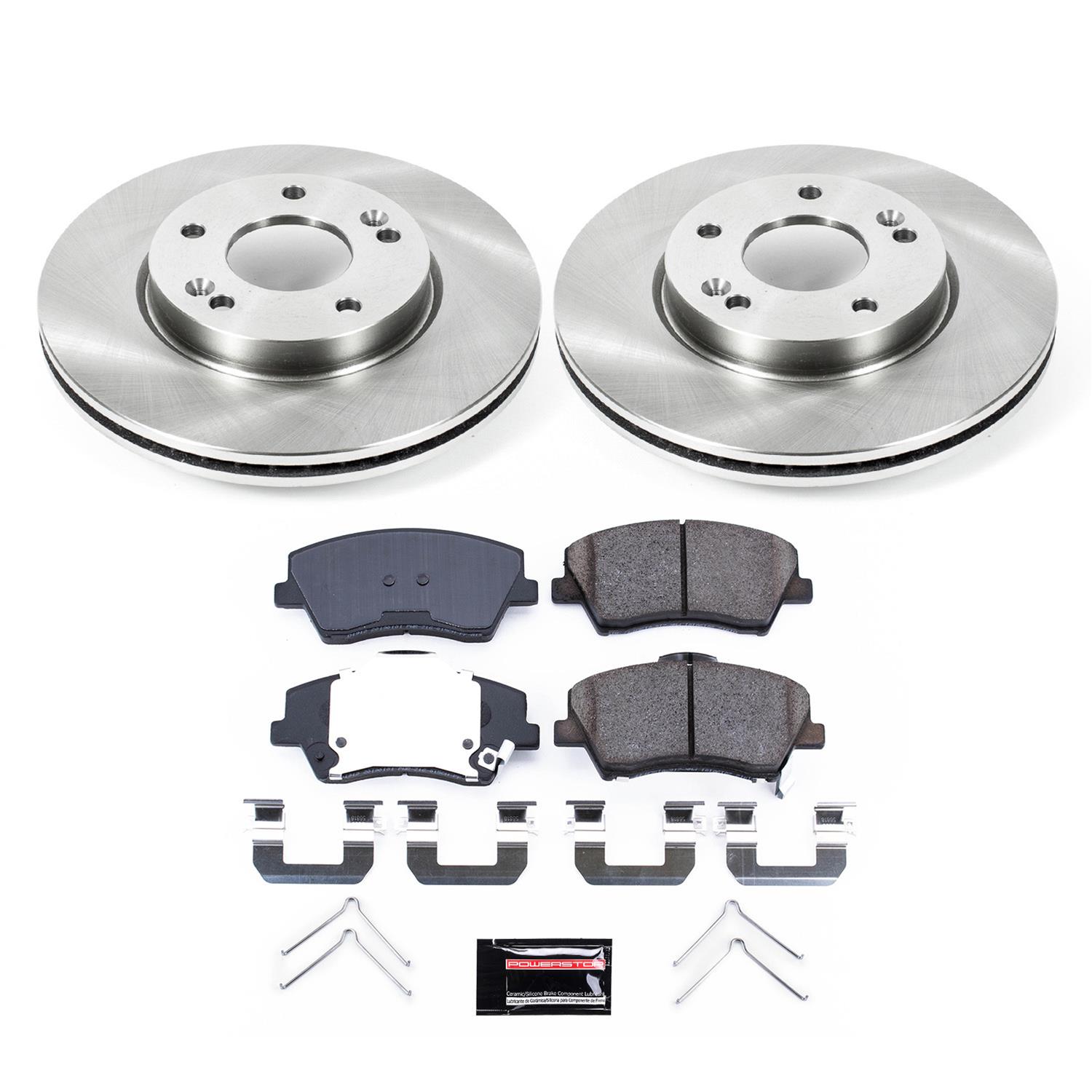 Power Stop 18-20 Hyundai Elantra GT Front & Rear Autospecialty Brake Kit (1x psbKOE6502, 1x psbKOE7370) thumbnail 4