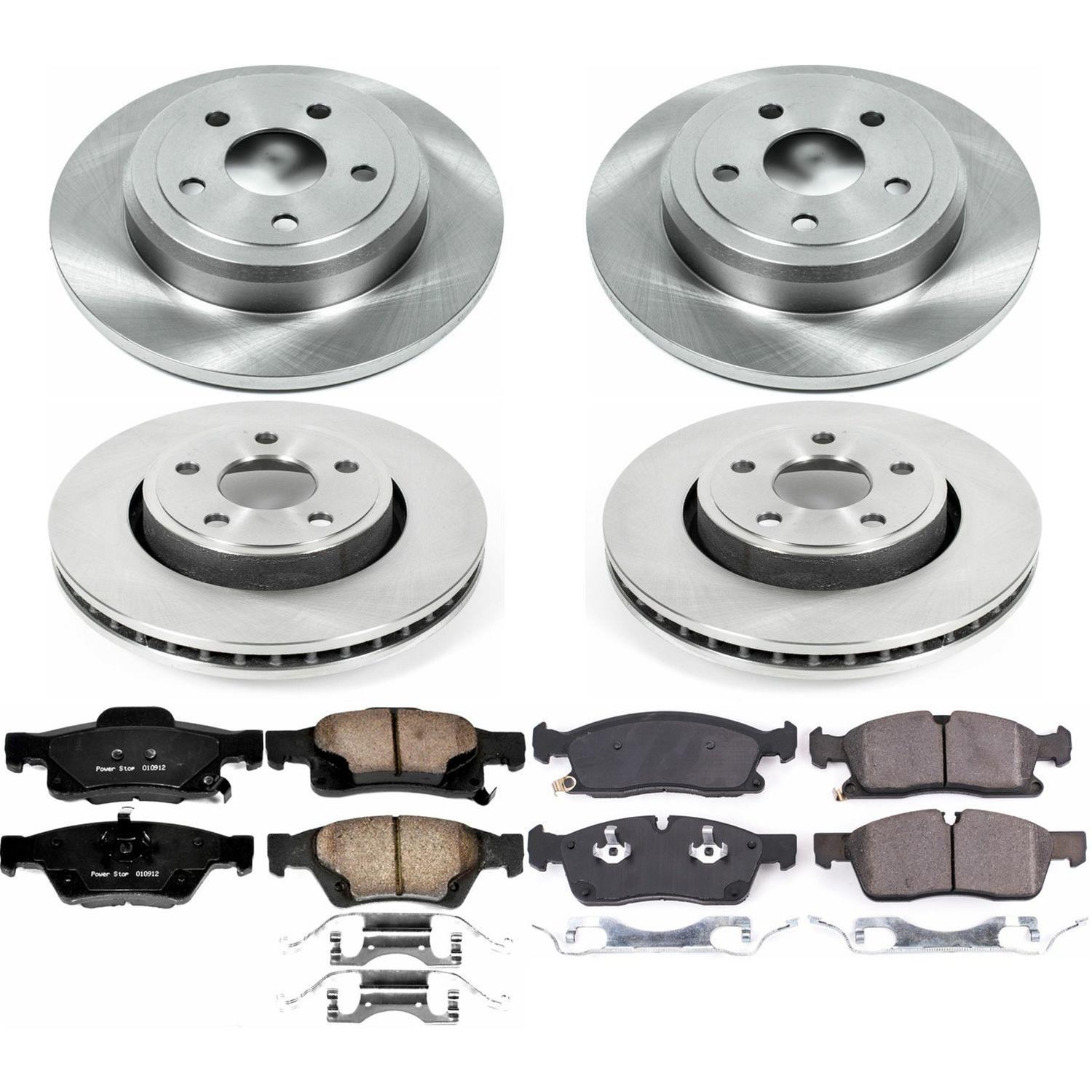 Power Stop 17-19 Jeep Grand Cherokee Front & Rear Autospecialty Brake Kit (1x psbKOE5950, 1x psbKOE7412) thumbnail 6