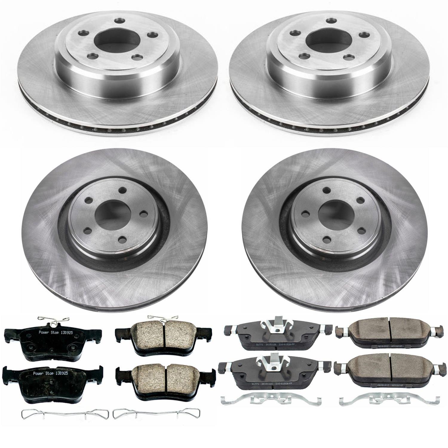 Power Stop 15-17 Lincoln MKC Front & Rear Autospecialty Brake Kit (1x psbKOE6817, 1x psbKOE7147) thumbnail 2