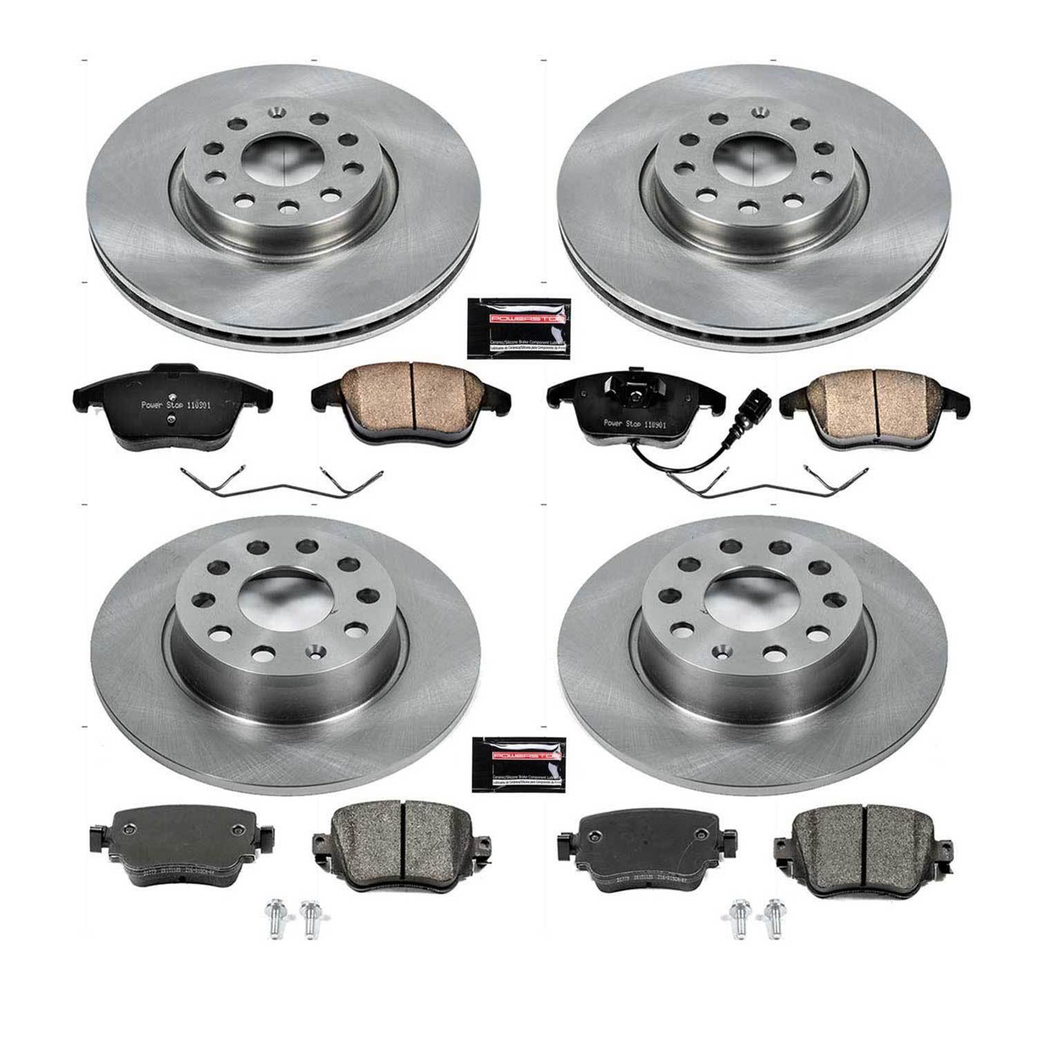 Power Stop 15-18 Volkswagen Passat Front & Rear Autospecialty Brake Kit (1x psbKOE7053, 1x psbKOE2963) thumbnail 6