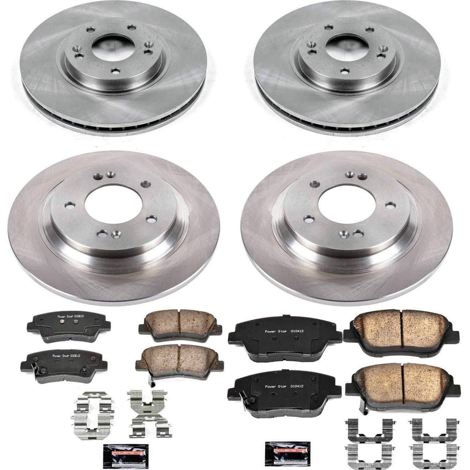 Power Stop 13-17 Kia Optima Front & Rear Autospecialty Brake Kit (1x psbKOE5377, 1x psbKOE7524) thumbnail 5