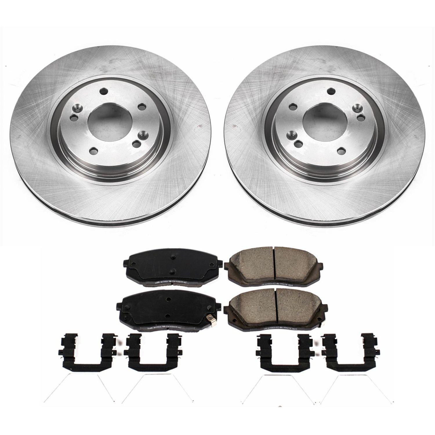 Power Stop 17-19 Hyundai Sonata Front & Rear Autospecialty Brake Kit (1x psbKOE7505, 1x psbKOE7509) thumbnail 9