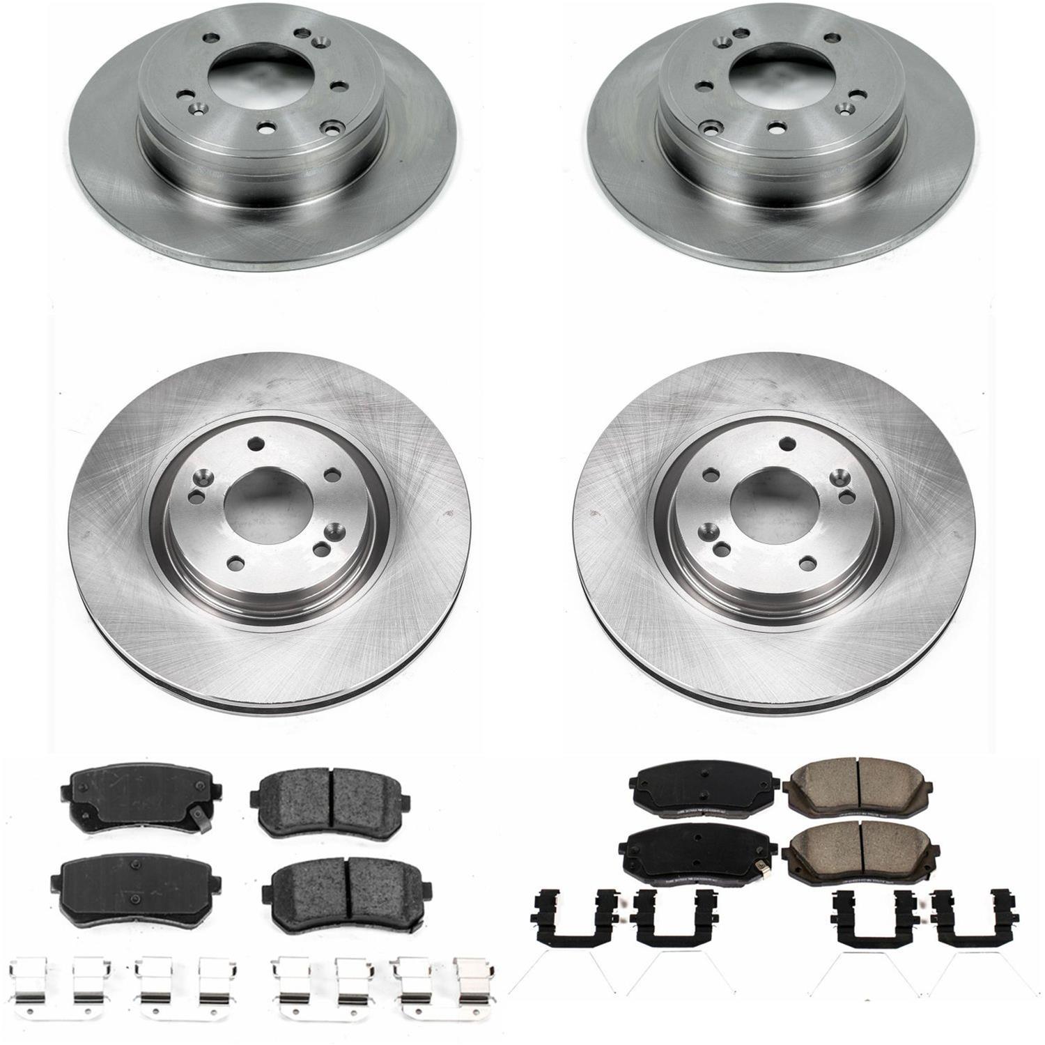 Power Stop 17-19 Hyundai Sonata Front & Rear Autospecialty Brake Kit (1x psbKOE7505, 1x psbKOE7509) thumbnail 6