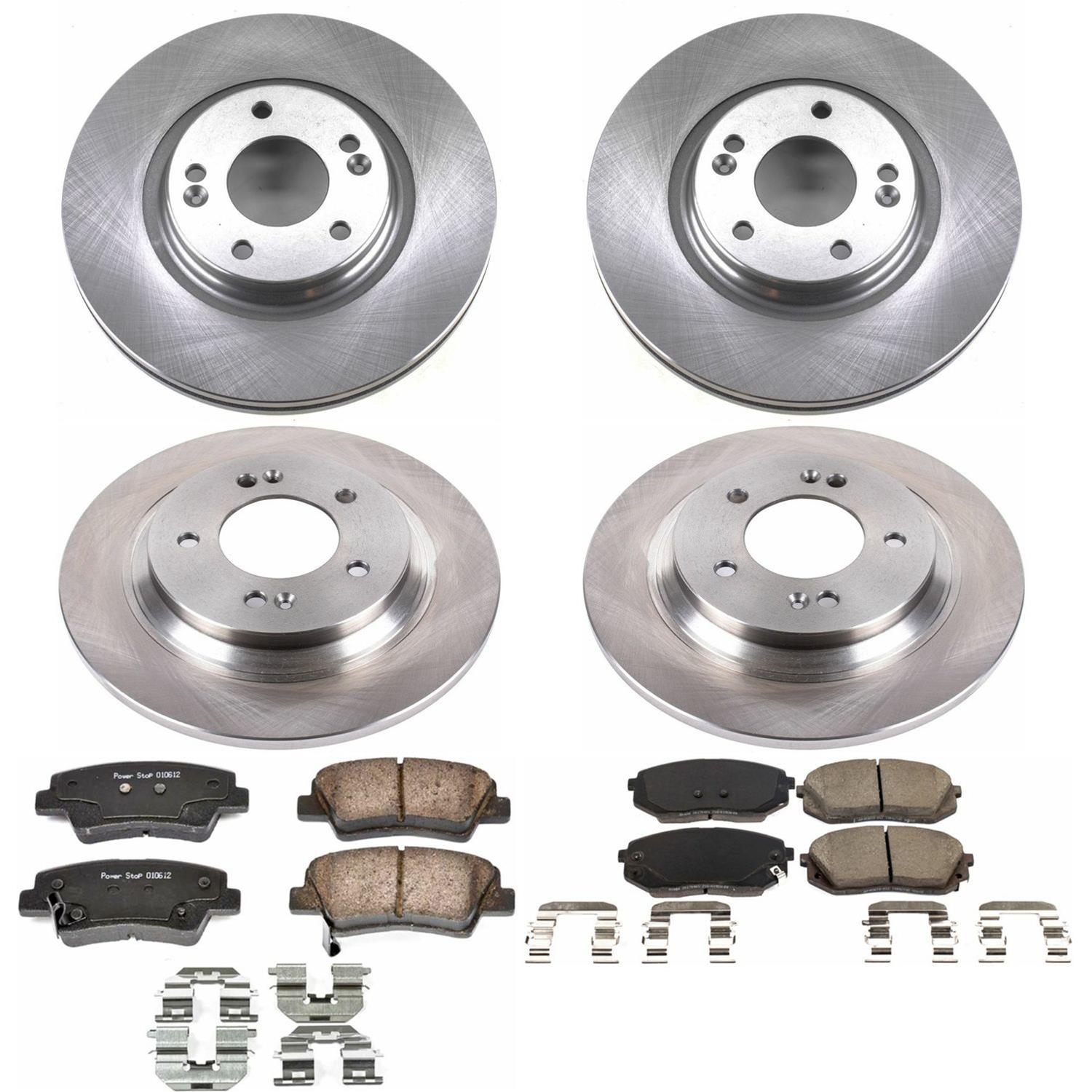 Power Stop 17-19 Hyundai Sonata Front & Rear Autospecialty Brake Kit (1x psbKOE7524, 1x psbKOE7353) thumbnail 6