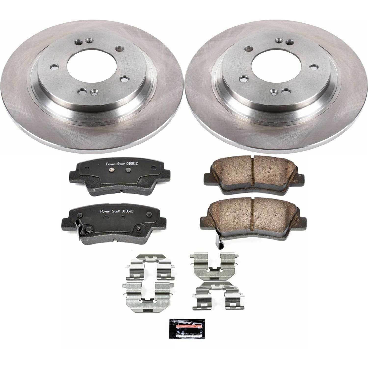 Power Stop 17-19 Hyundai Sonata Front & Rear Autospecialty Brake Kit (1x psbKOE7524, 1x psbKOE7509) thumbnail 5