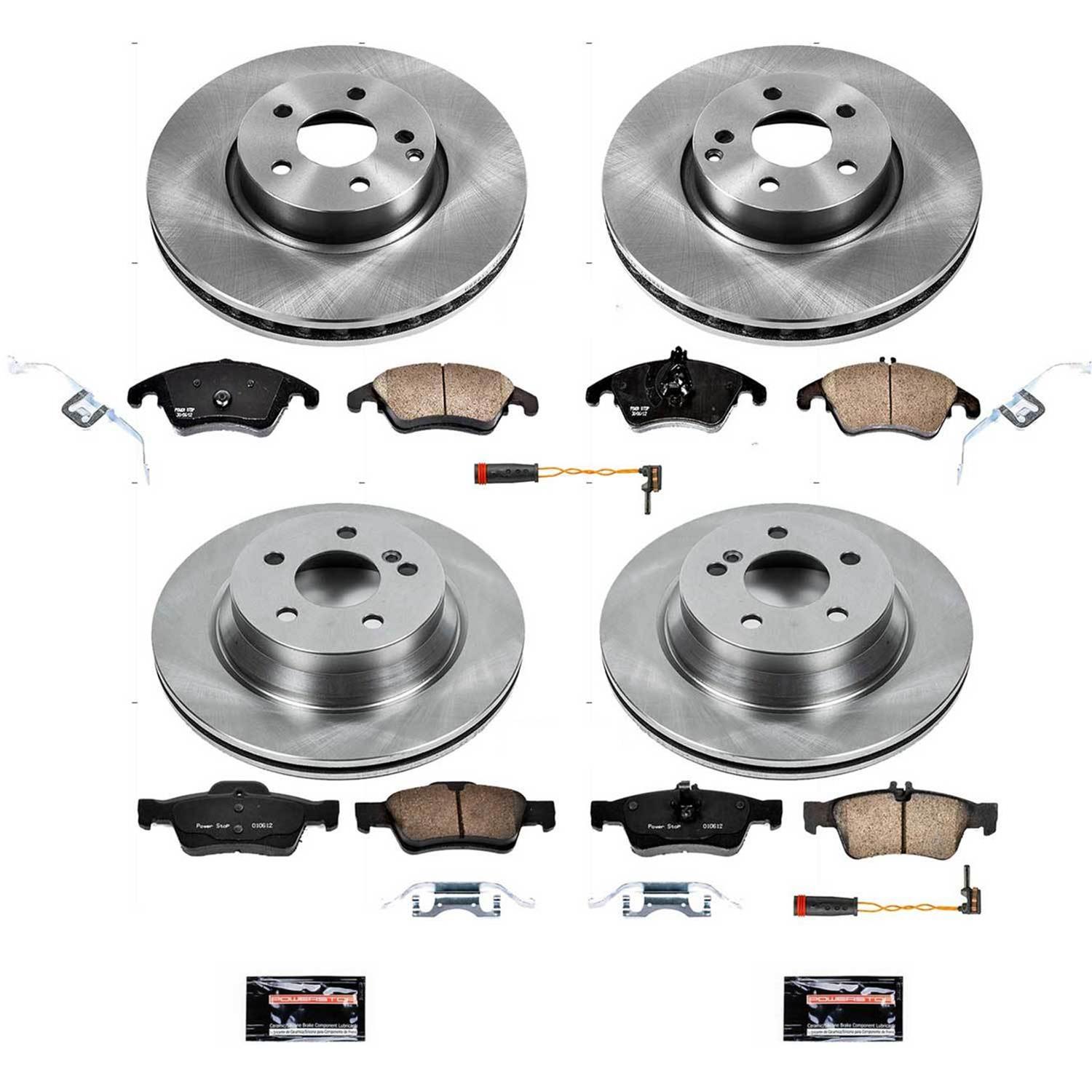 Power Stop 10-16 Mercedes-Benz E350 Front & Rear Autospecialty Brake Kit (1x psbKOE6359, 1x psbKOE5792) thumbnail 8
