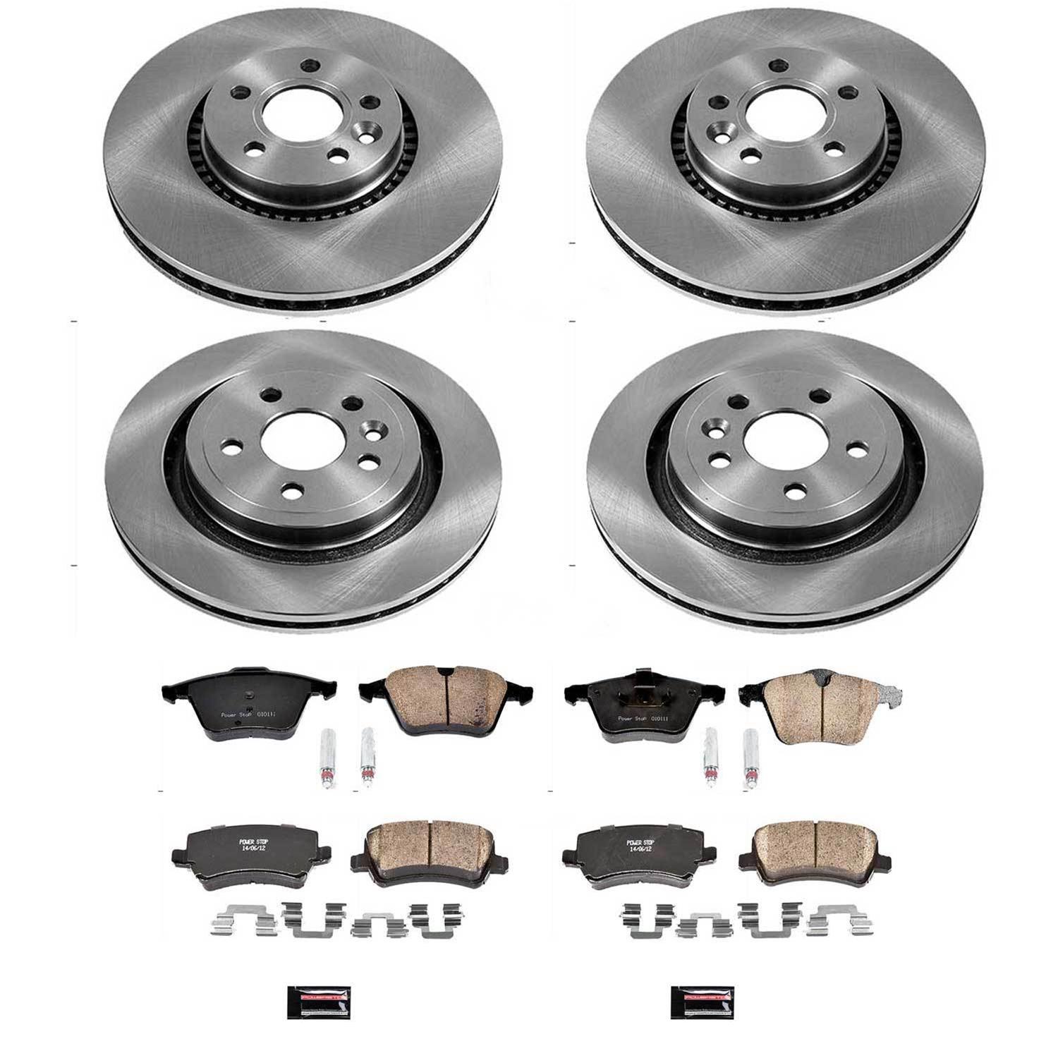 Power Stop 15-18 Volvo S60 Front & Rear Autospecialty Brake Kit (1x psbKOE4698, 1x psbKOE4702) thumbnail 2