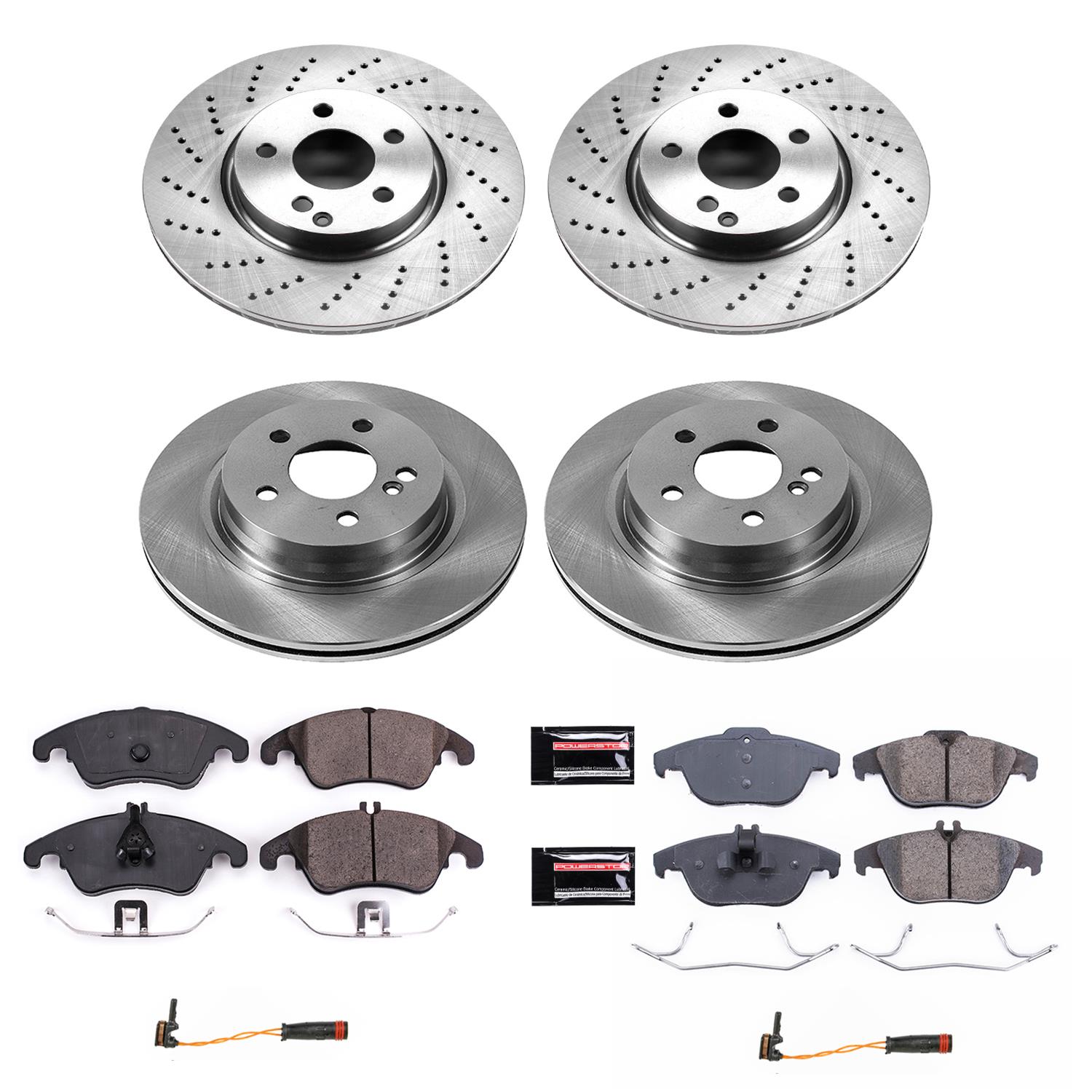 Power Stop 2014 Mercedes-Benz C300 Front & Rear Autospecialty Brake Kit (1x psbKOE7496, 1x psbKOE5626) thumbnail 2