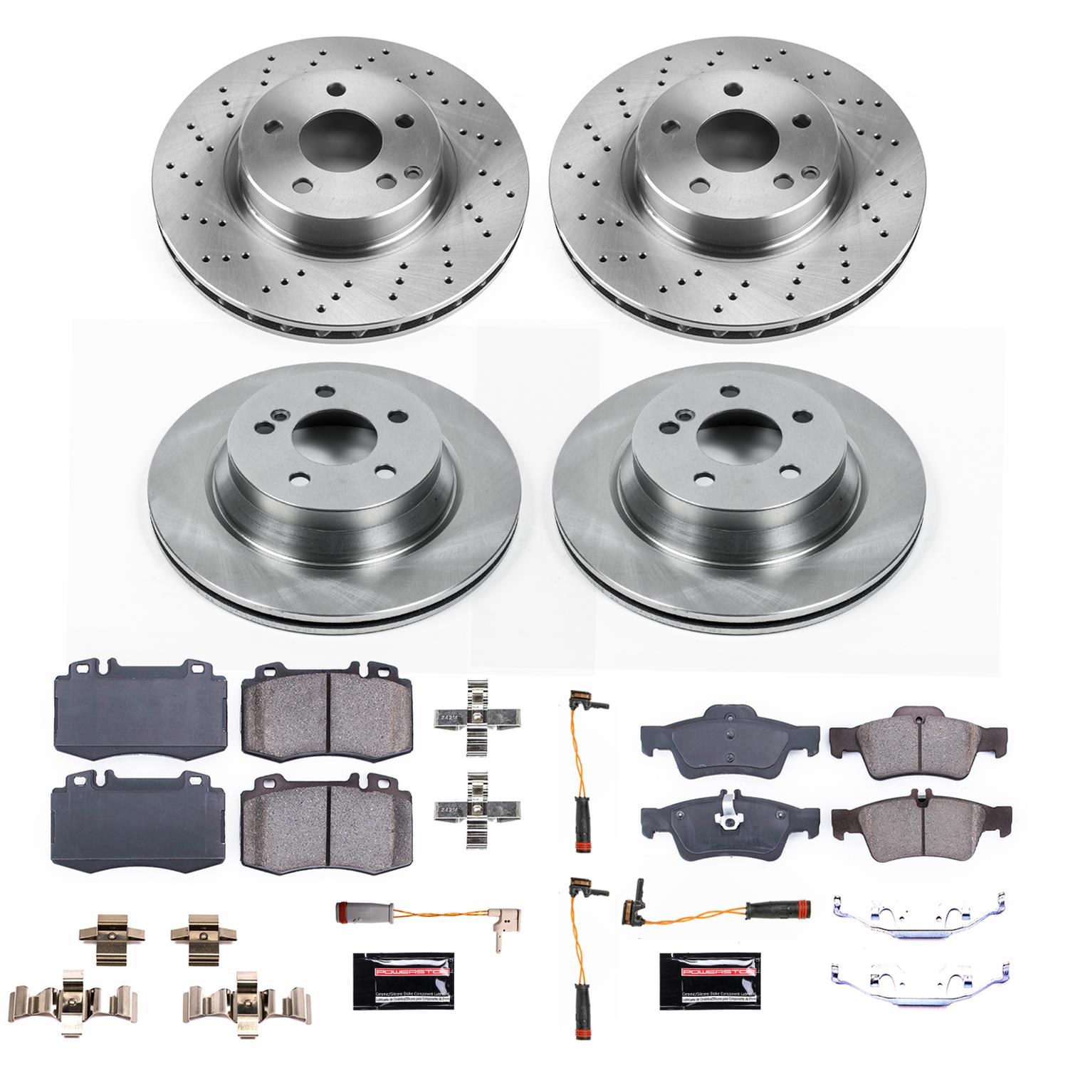 Power Stop 04-06 Mercedes-Benz E500 Front & Rear Autospecialty Brake Kit (1x psbKOE7770, 1x psbKOE5322) thumbnail 3