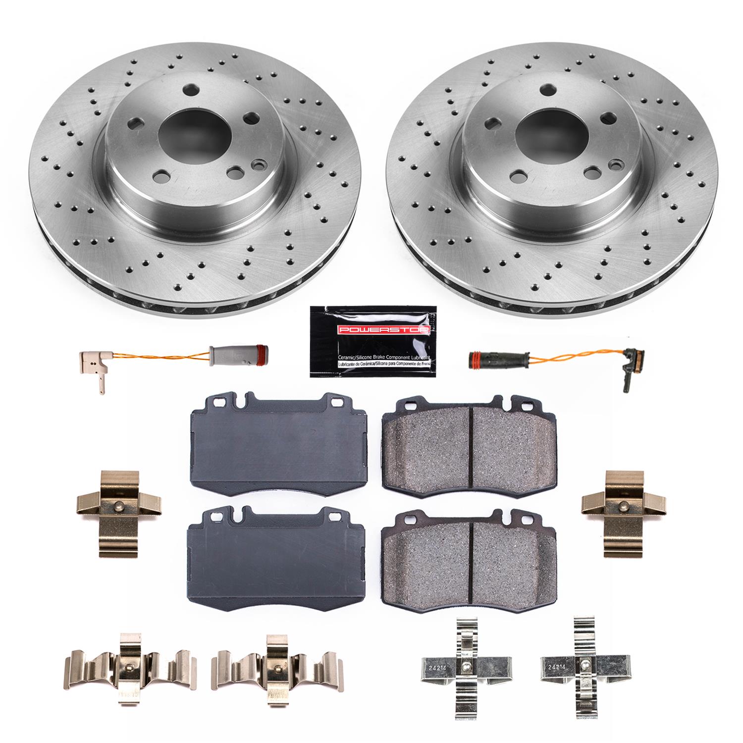 Power Stop 04-06 Mercedes-Benz E500 Front & Rear Autospecialty Brake Kit (1x psbKOE7770, 1x psbKOE5322) thumbnail 2