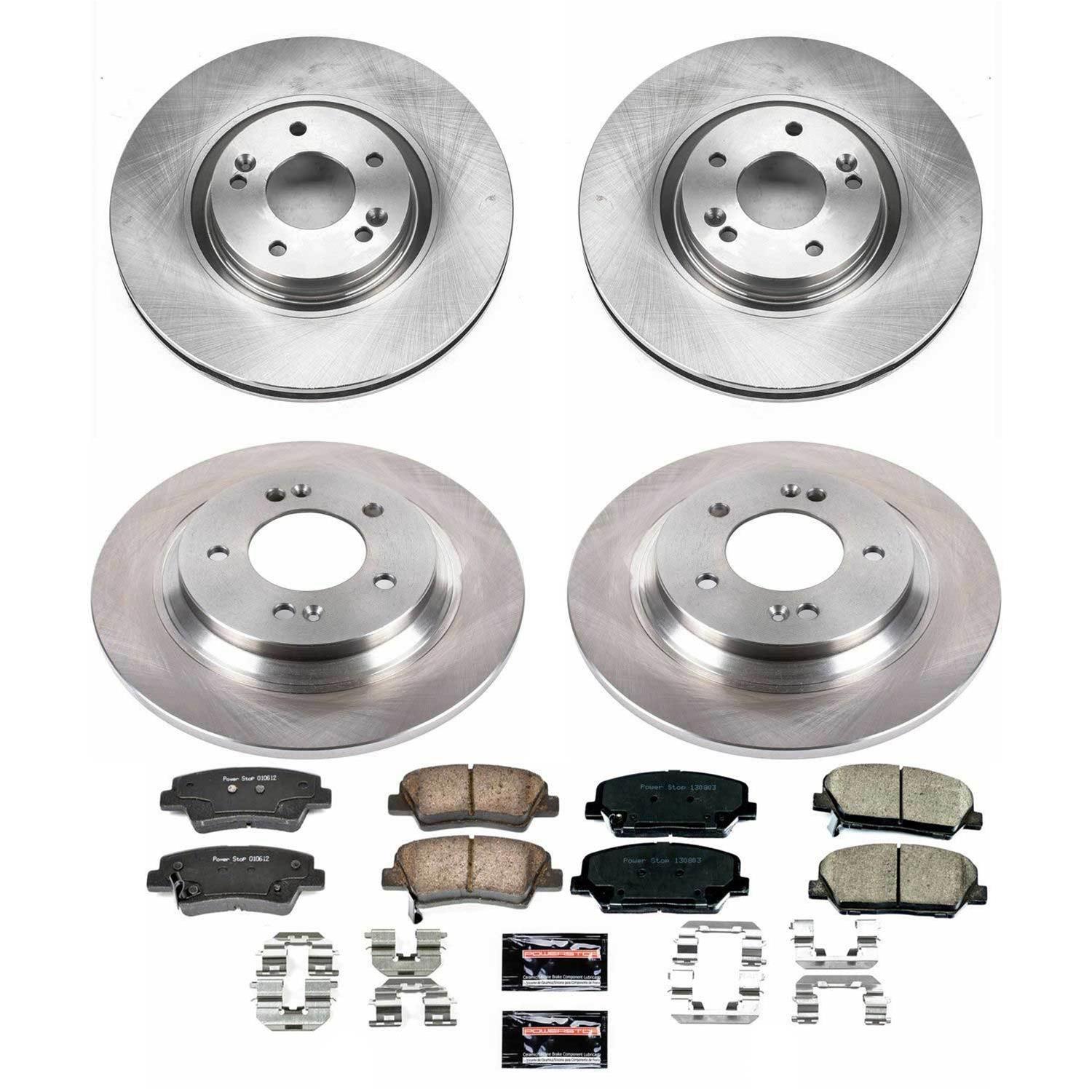 Power Stop 13-15 Kia Optima Front & Rear Autospecialty Brake Kit (1x psbKOE7524, 1x psbKOE6324) thumbnail 6