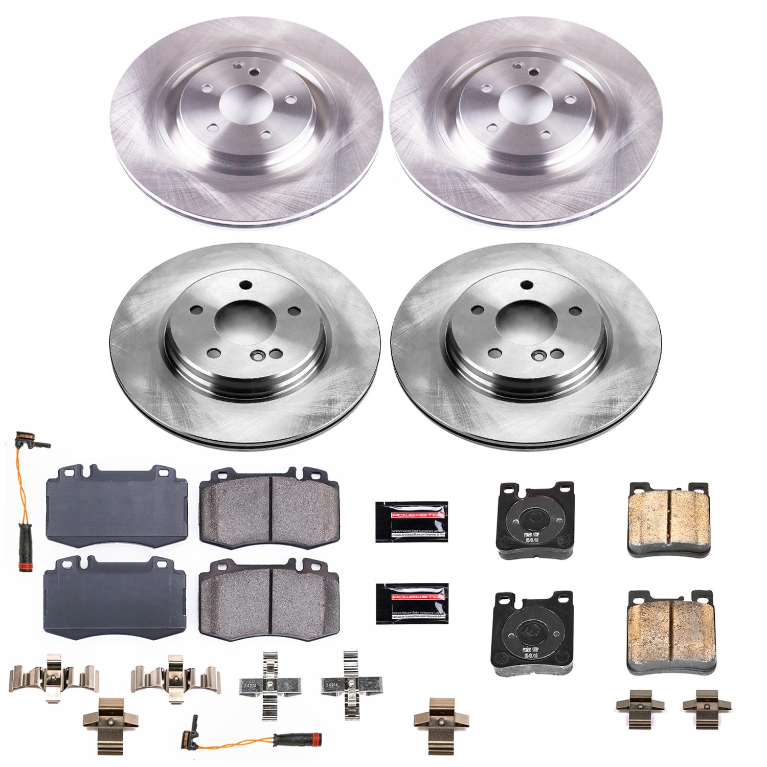 Power Stop 03-06 Mercedes-Benz CLK500 Front & Rear Autospecialty Brake Kit (1x psbKOE6718, 1x psbKOE7788) thumbnail 6