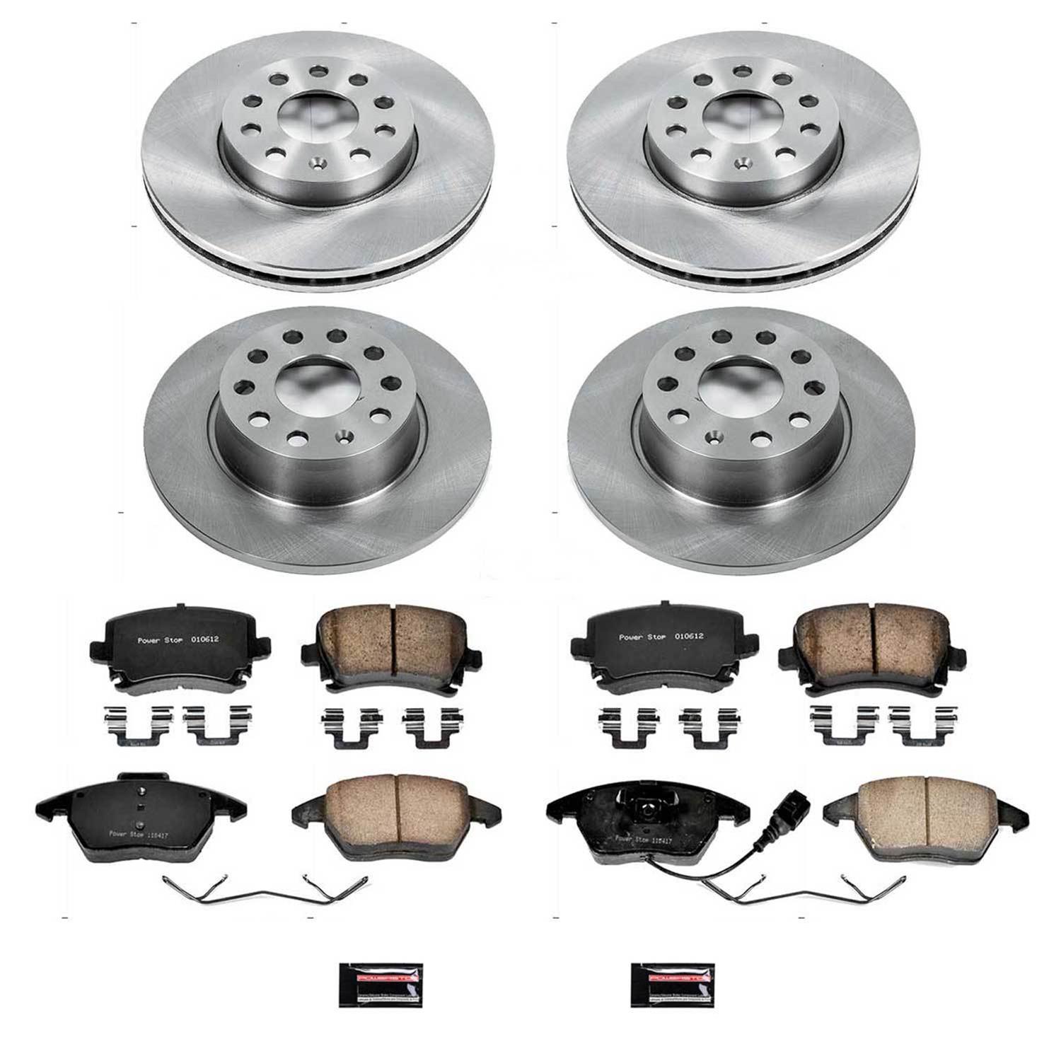 Power Stop 2010 Volkswagen Golf Front & Rear Autospecialty Brake Kit (1x psbKOE5666, 1x psbKOE4623) thumbnail 3
