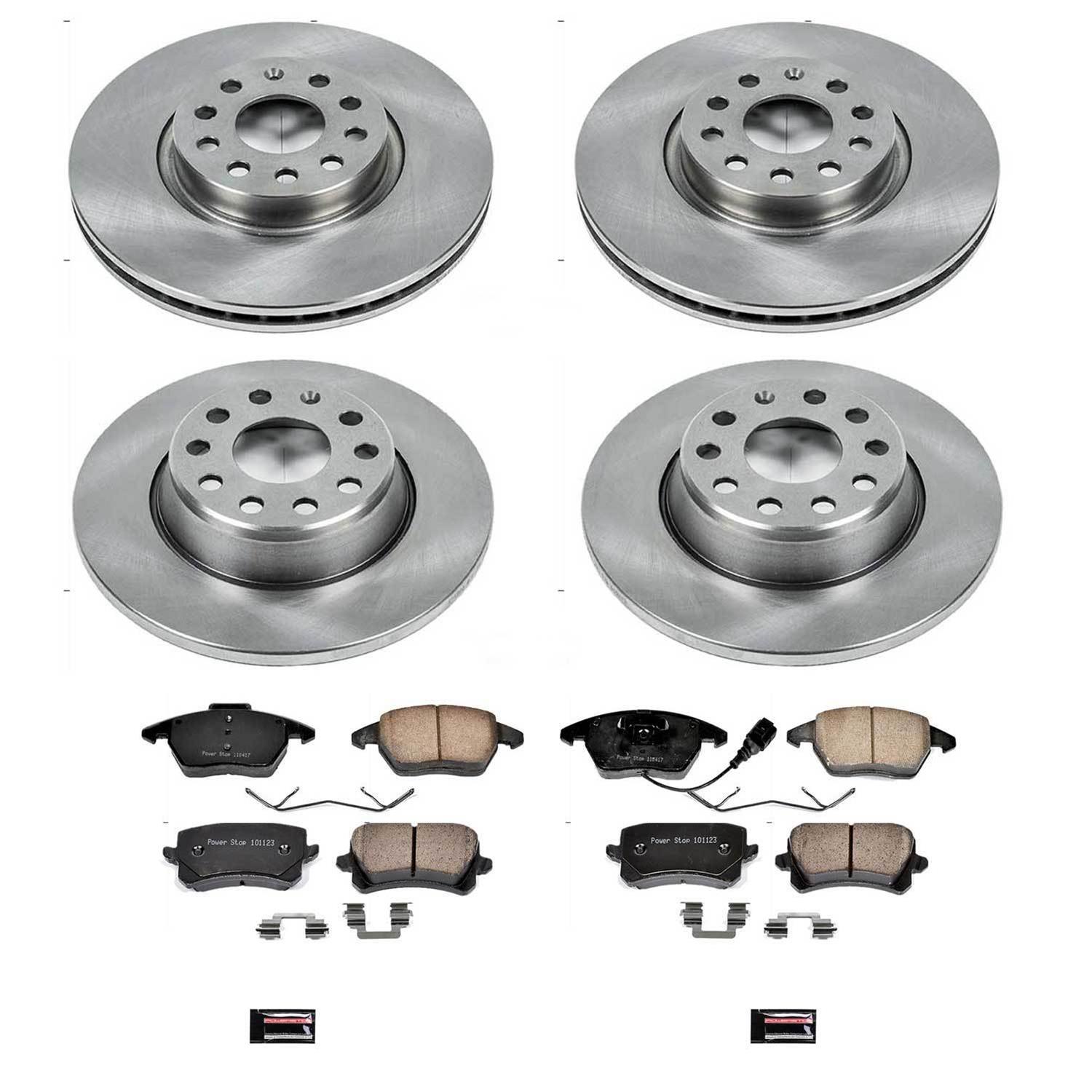 Power Stop 2009 Volkswagen Passat Front & Rear Autospecialty Brake Kit (1x psbKOE2259, 1x psbKOE7811) thumbnail 9