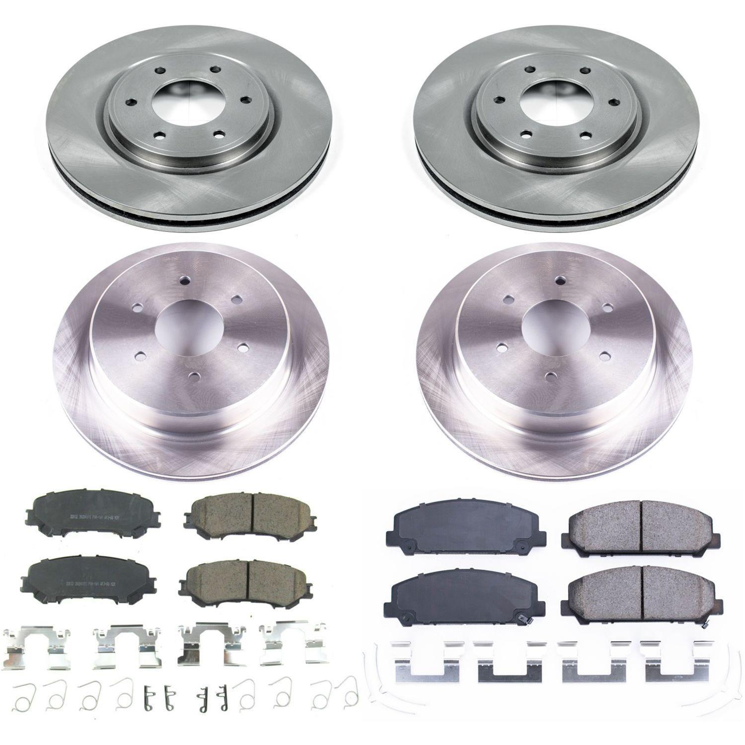 Power Stop 17-18 Nissan Titan Front & Rear Autospecialty Brake Kit (1x psbKOE7874, 1x psbKOE5821) thumbnail 8