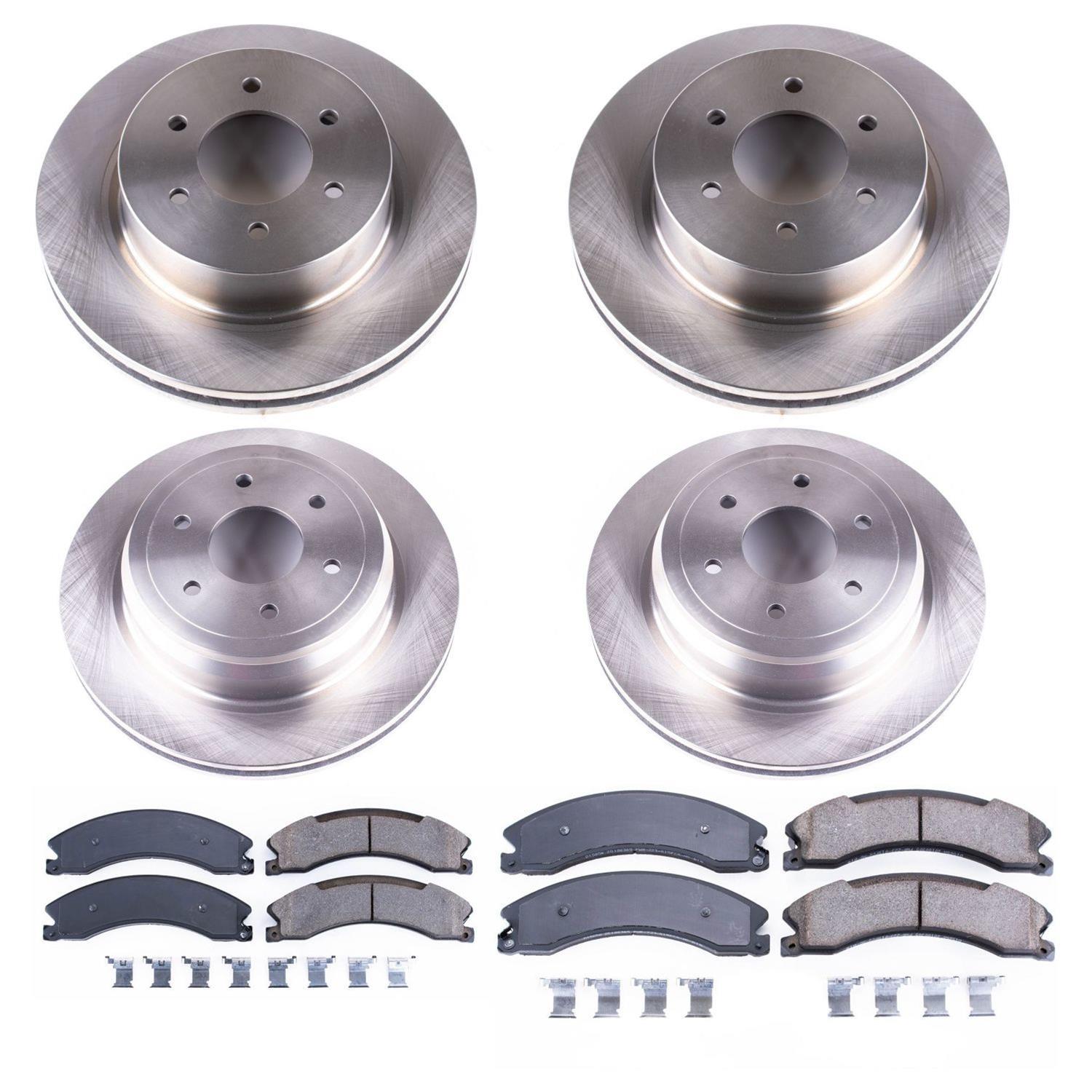 Power Stop 16-22 Nissan Titan XD Front & Rear Autospecialty Brake Kit (1x psbKOE7877, 2x psbJBR1754, 1x psb17-1565) thumbnail 2