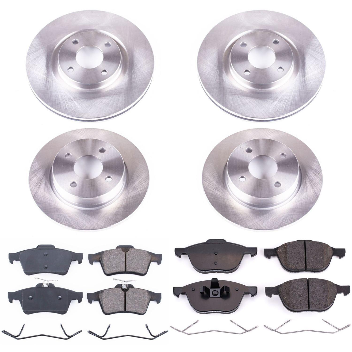 Power Stop 2018 Ford EcoSport Front & Rear Autospecialty Brake Kit (1x psbKOE7897, 1x psbKOE7884) thumbnail 8