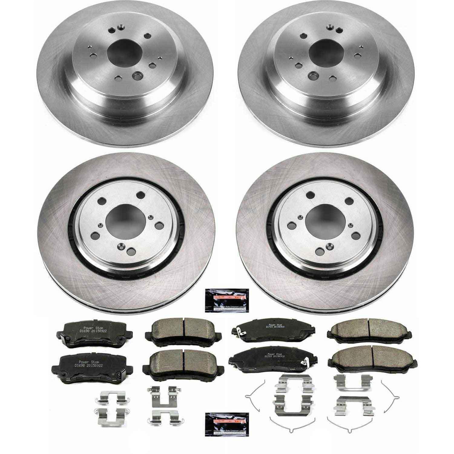 Power Stop 17-19 Acura MDX Front & Rear Autospecialty Brake Kit (1x psbKOE7901, 1x psbKOE7352) thumbnail 7