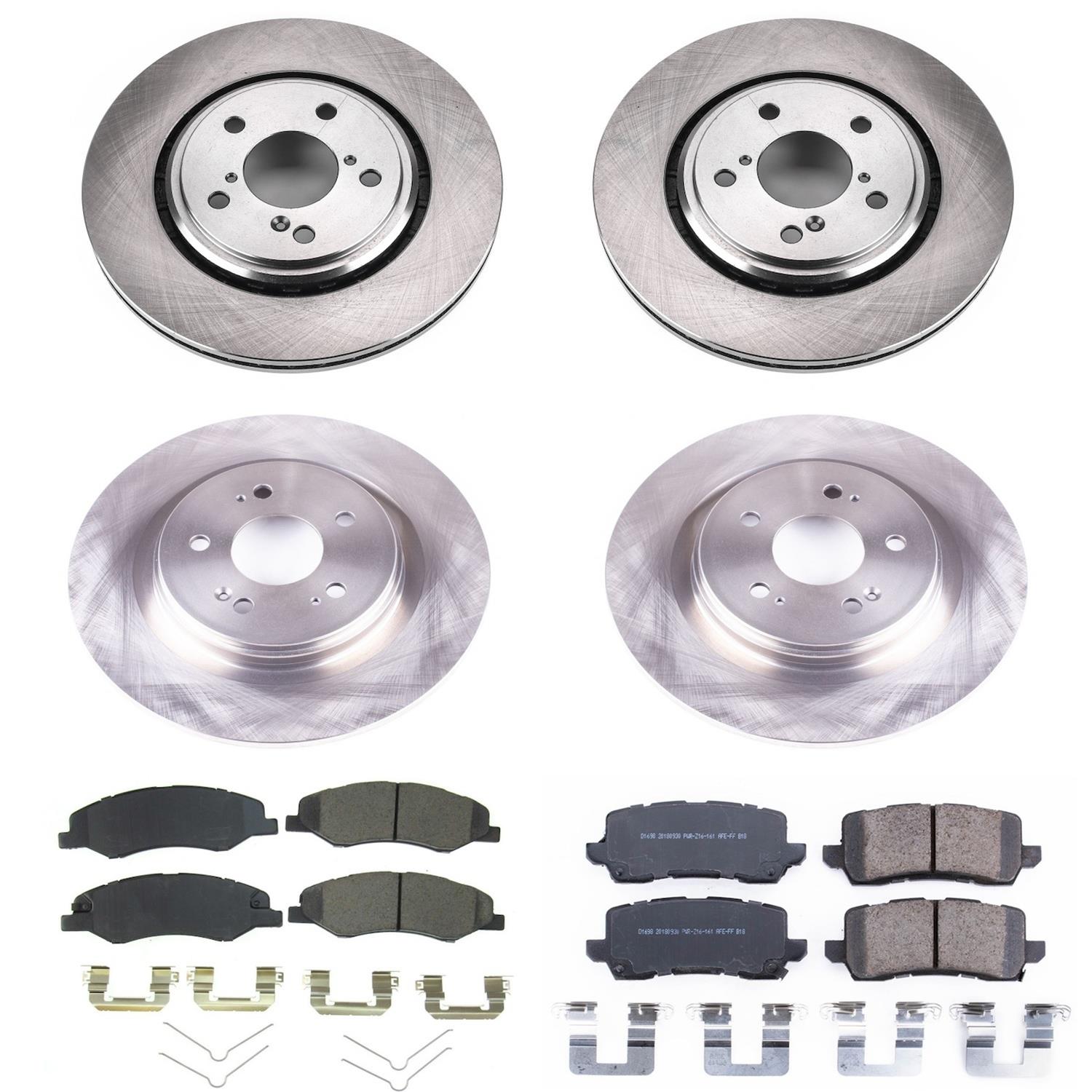 Power Stop 18-19 Honda Odyssey Front & Rear Autospecialty Brake Kit (1x psbKOE7670, 1x psbKOE7903) thumbnail 6