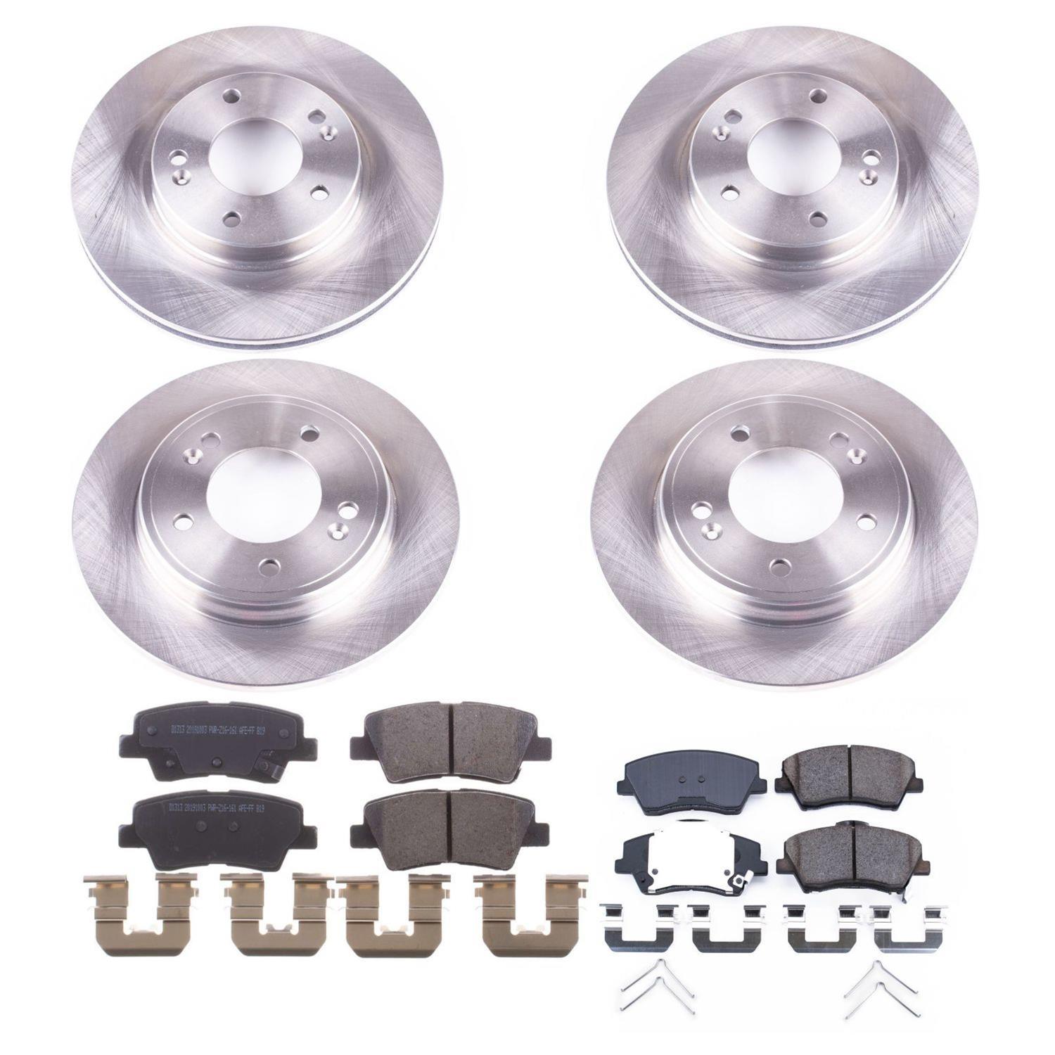 Power Stop 2017 Hyundai Ioniq Front & Rear Autospecialty Brake Kit (1x psbKOE7893, 1x psbKOE7904) thumbnail 9