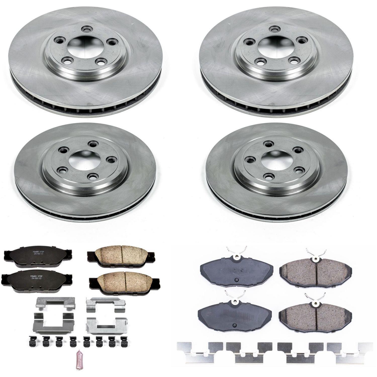 Power Stop 00-06 Lincoln LS Front & Rear Autospecialty Brake Kit (1x psbKOE1361, 1x psbKOE1351) thumbnail 6