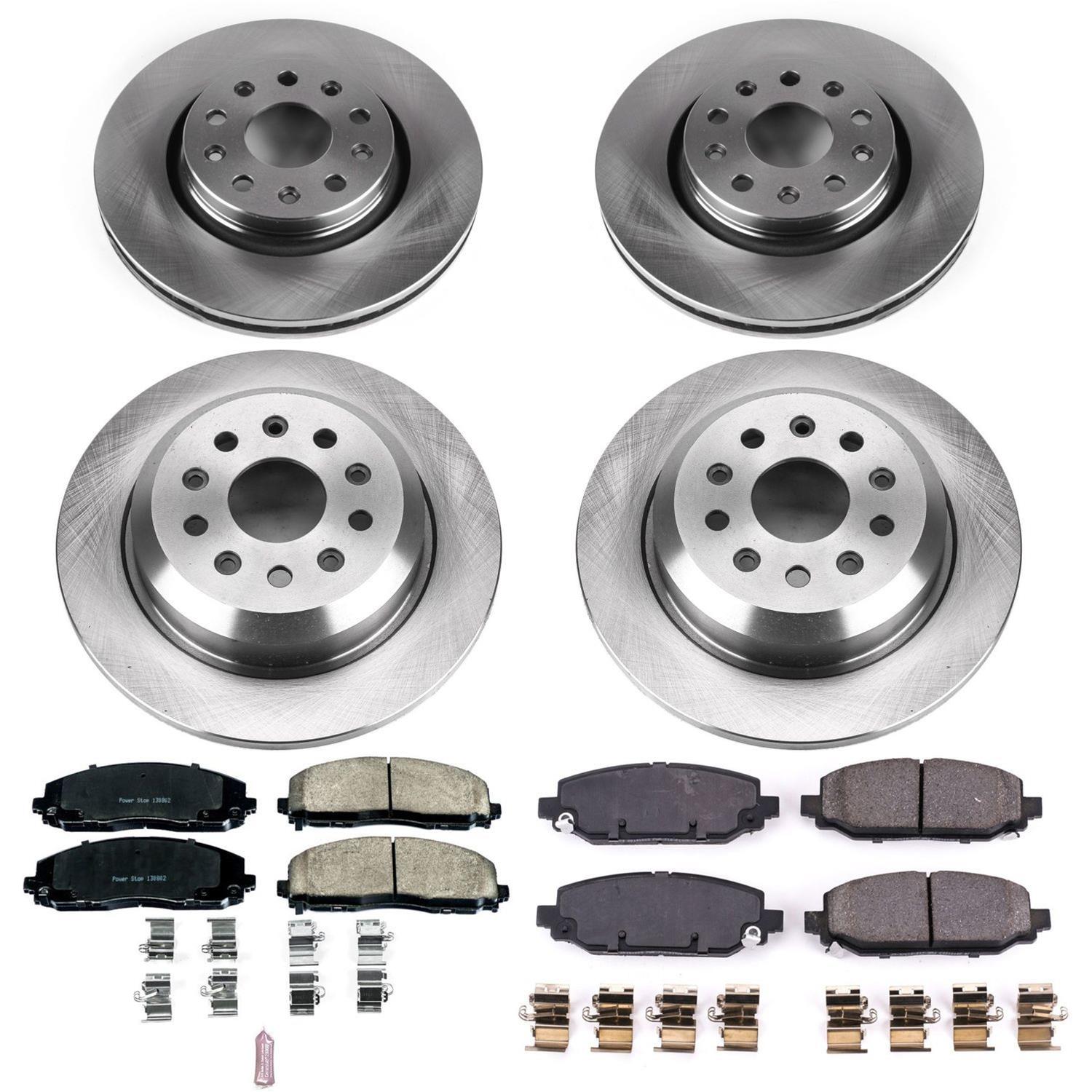 Power Stop 18-19 Jeep Wrangler Front & Rear Autospecialty Brake Kit (1x psbKOE7942, 1x psbKOE7940) thumbnail 6
