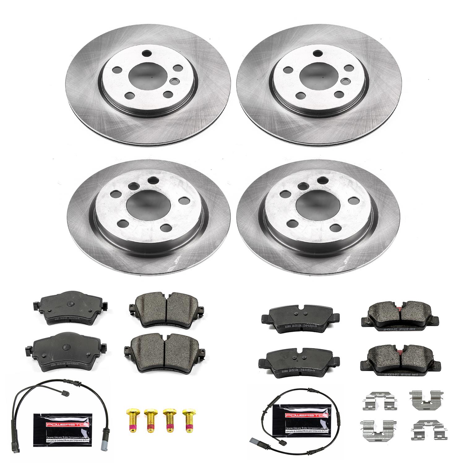 Power Stop 14-19 Mini Cooper Front & Rear Autospecialty Brake Kit (1x psbKOE7750, 1x psbKOE7980) thumbnail 6