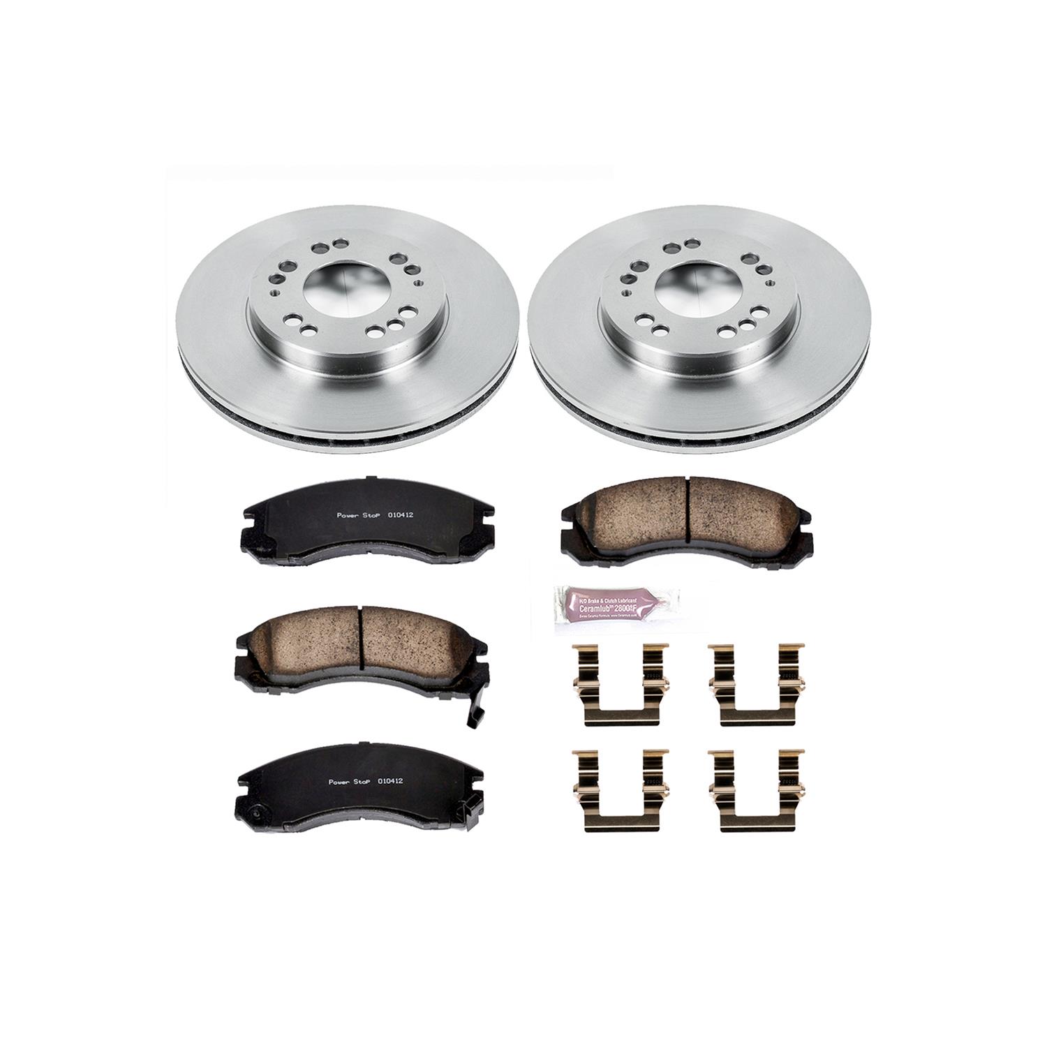 Power Stop 97-04 Mitsubishi Diamante Front & Rear Autospecialty Brake Kit (1x psbKOE798, 1x psbKOE5153) thumbnail 3