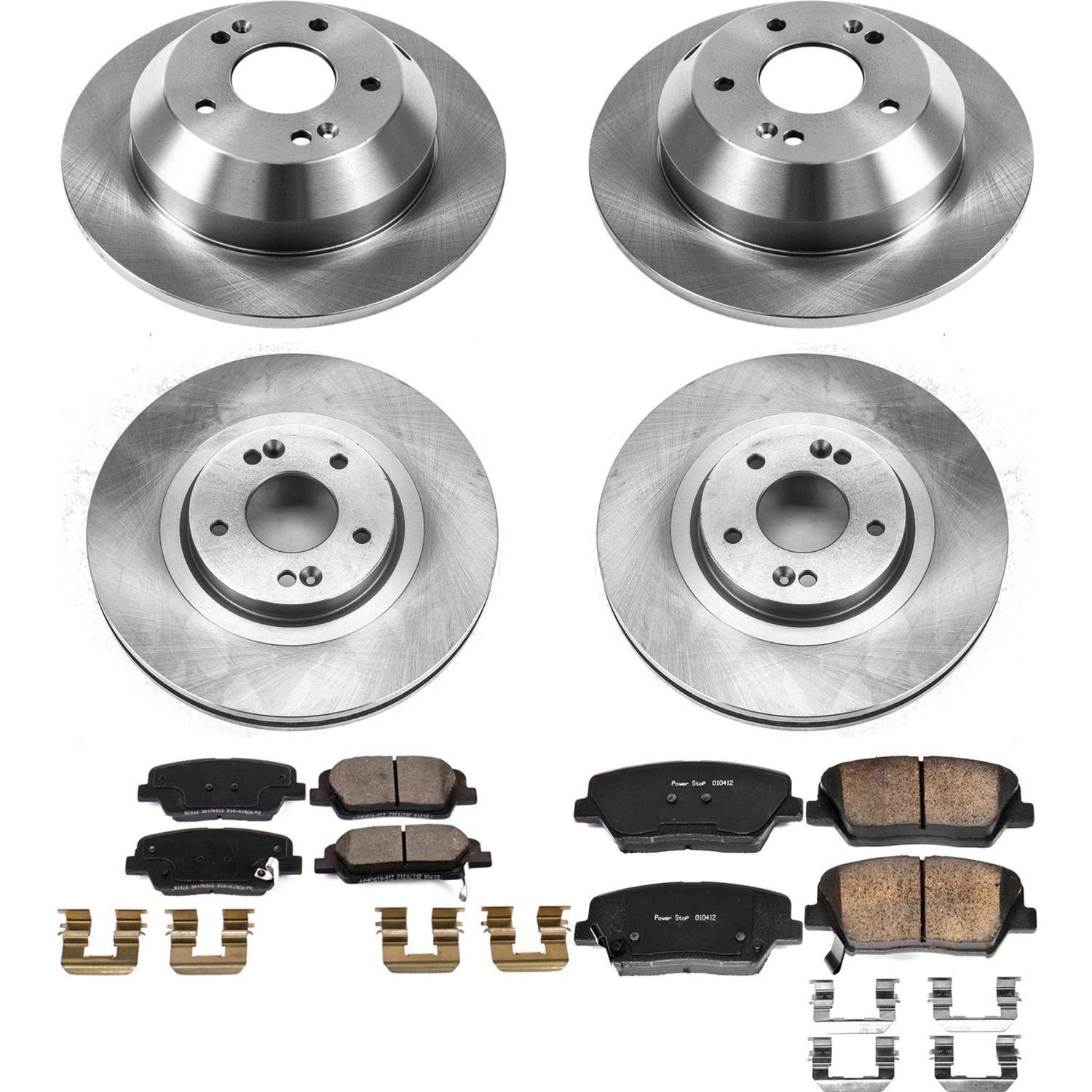 Power Stop 13-18 Hyundai Santa Fe Sport Front & Rear Autospecialty Brake Kit (1x psbKOE7507, 1x psbKOE7064) thumbnail 5
