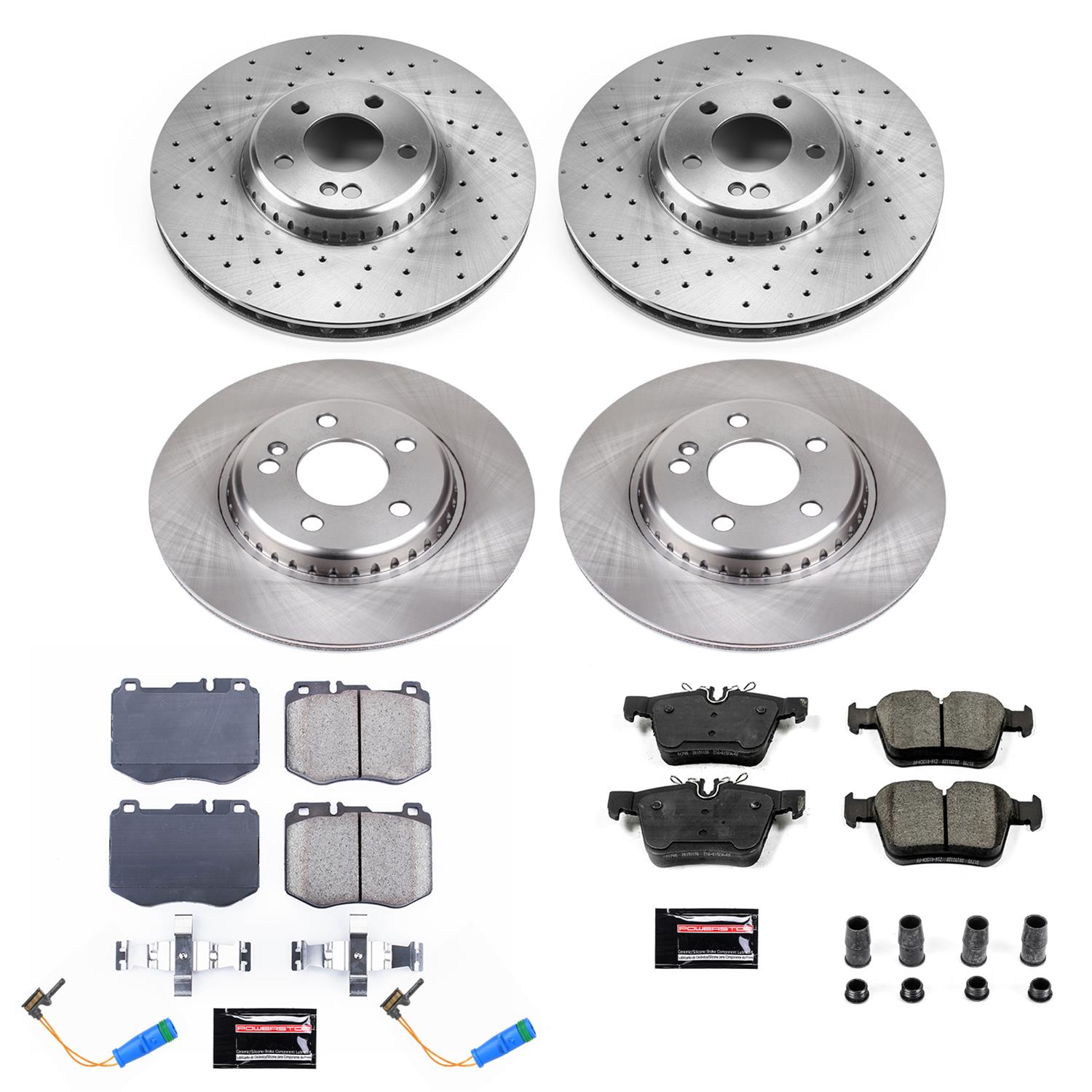 Power Stop 2018 Mercedes-Benz C350e Front & Rear Autospecialty Brake Kit (1x psbKOE8047, 1x psbKOE7969) thumbnail 6