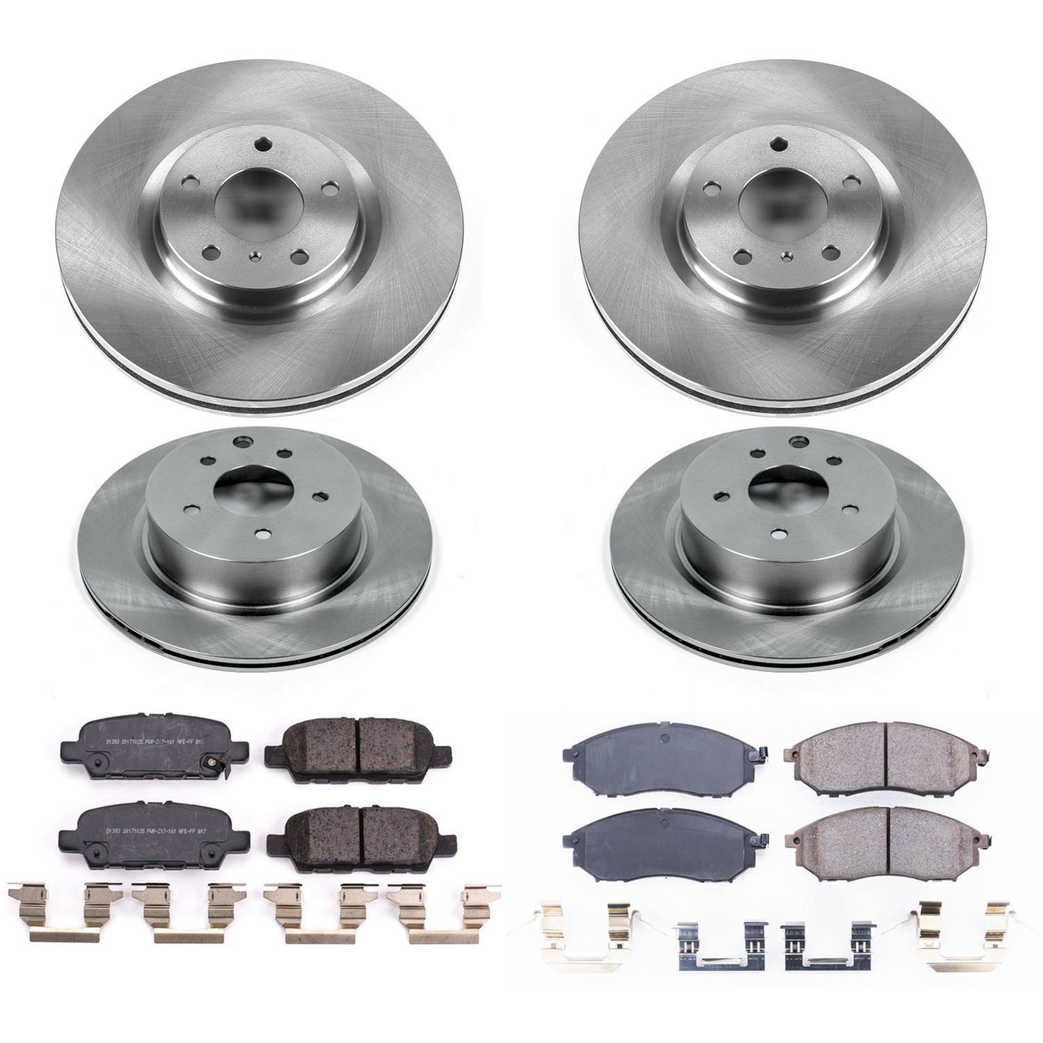 Power Stop 18-19 Nissan 370Z Front & Rear Autospecialty Brake Kit (1x psbKOE8062, 1x psbKOE112) thumbnail 6