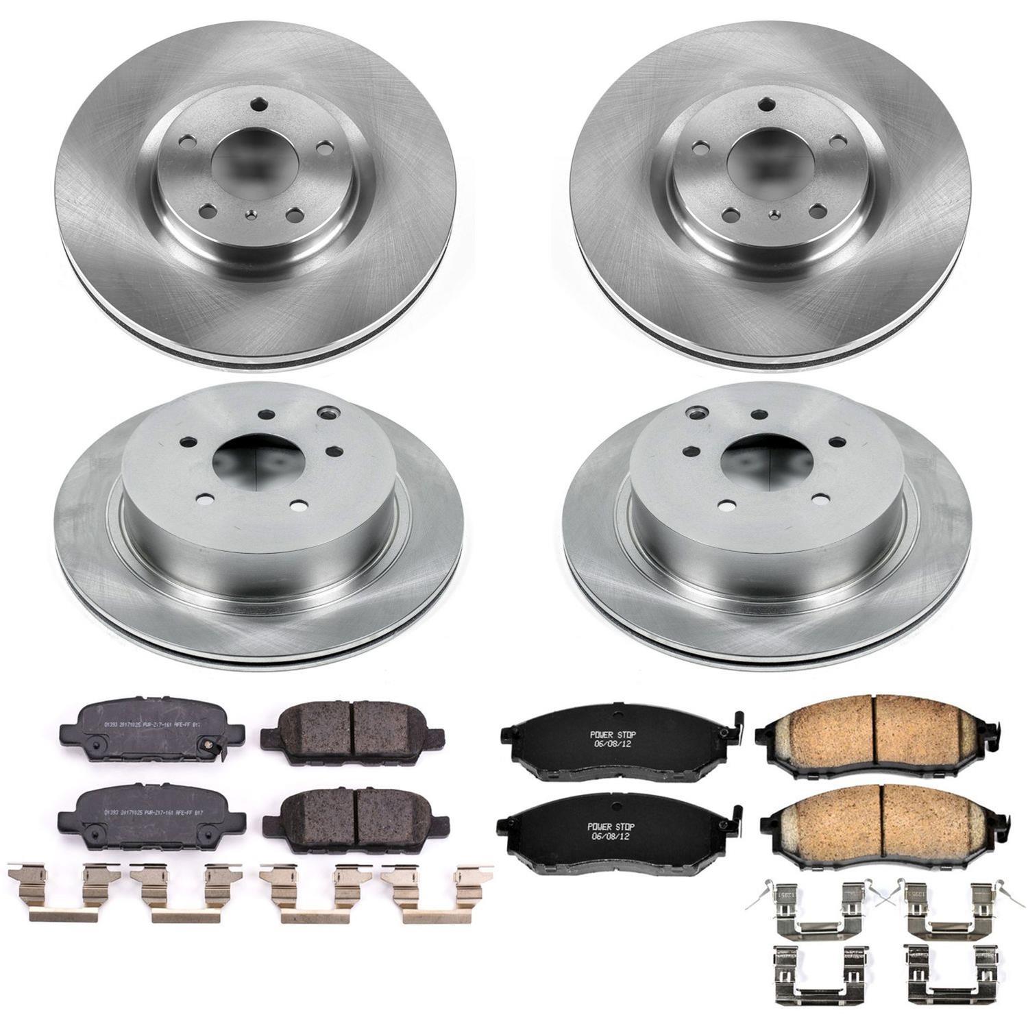 Power Stop 18-19 Infiniti Q70 Front & Rear Autospecialty Brake Kit (1x psbKOE8021, 1x psbKOE112) thumbnail 6