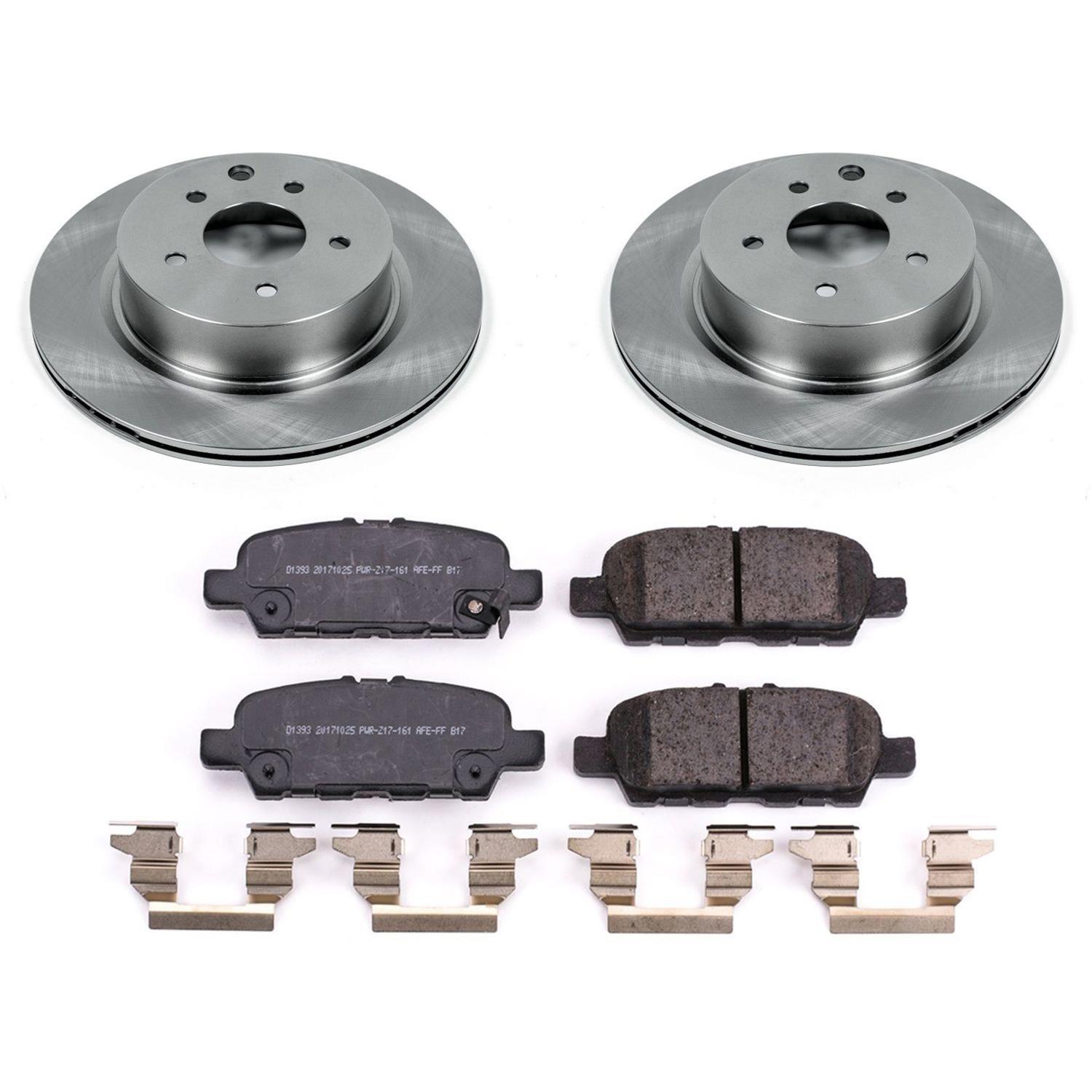 Power Stop 2018 Nissan Maxima Front & Rear Autospecialty Brake Kit (1x psbKOE8062, 1x psbKOE3076) thumbnail 4