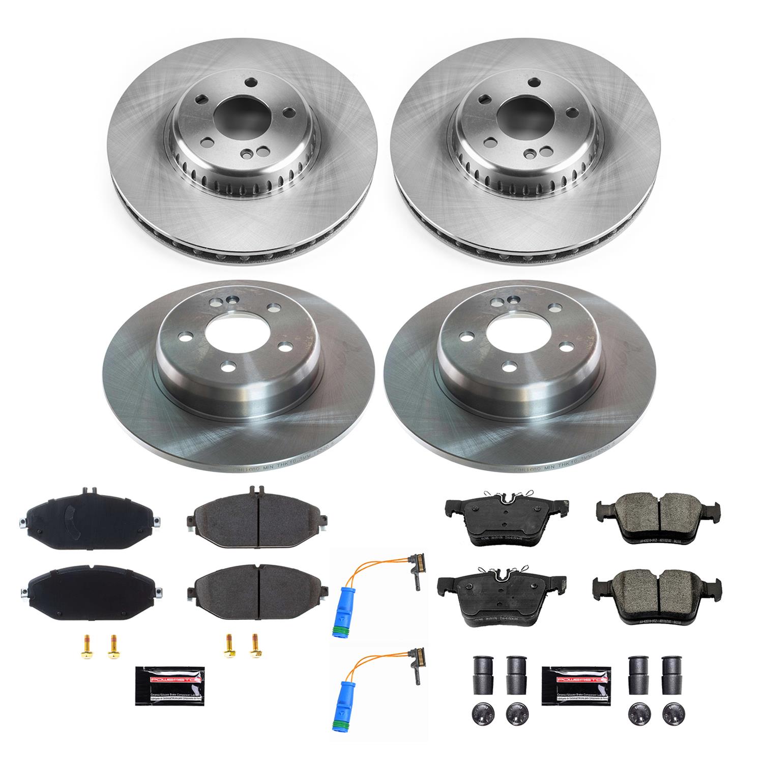 Power Stop 17-18 Mercedes-Benz C300 Front & Rear Autospecialty Brake Kit (1x psbKOE7963, 1x psbKOE8152) thumbnail 6