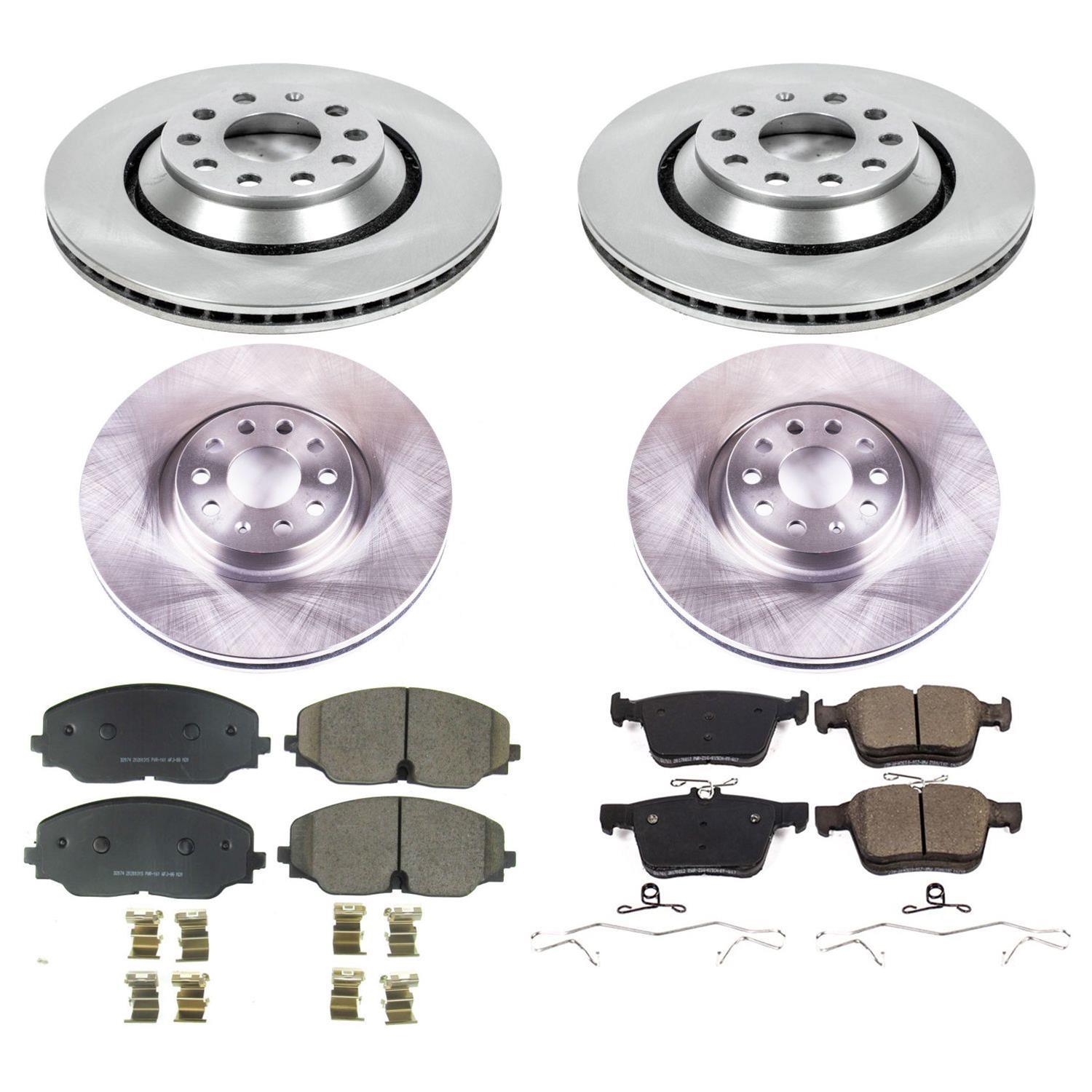 Power Stop 2018 Volkswagen Atlas Front & Rear Autospecialty Brake Kit (1x psbKOE8117, 1x psbKOE7084) thumbnail 2