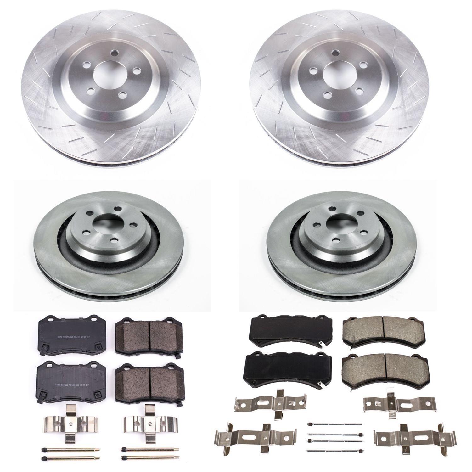 Power Stop 15-20 Dodge Challenger Front & Rear Autospecialty Brake Kit (1x psbKOE4583, 2x psbAR86002, 1x psb17-1405) thumbnail 5