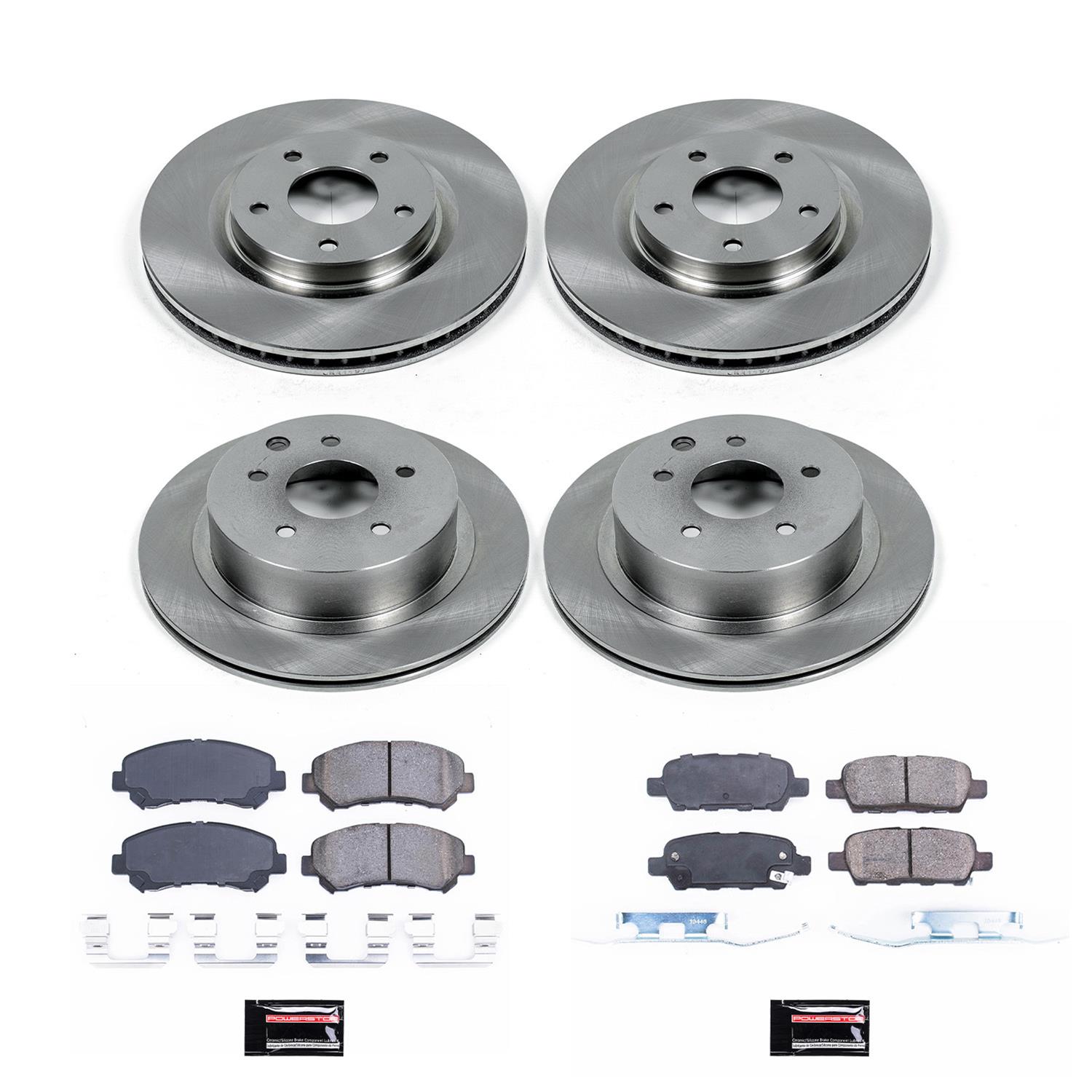 Power Stop 08-14 Nissan Rogue Front & Rear Autospecialty Brake Kit (1x psbKOE4724, 1x psbKOE7881) thumbnail 3
