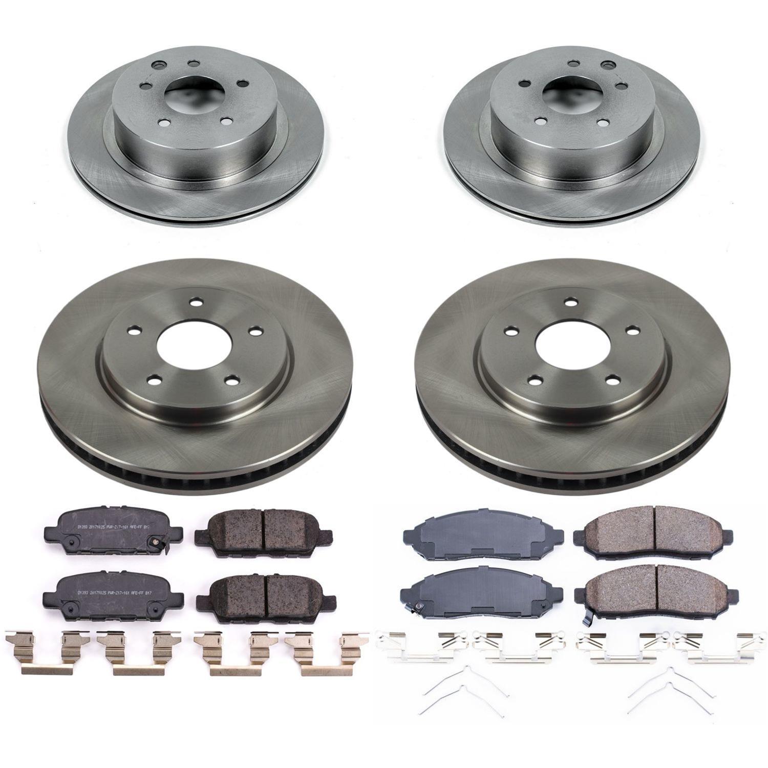 Power Stop 11-14 Nissan Leaf Front & Rear Autospecialty Brake Kit (1x psbKOE6492, 1x psbKOE6761) thumbnail 9