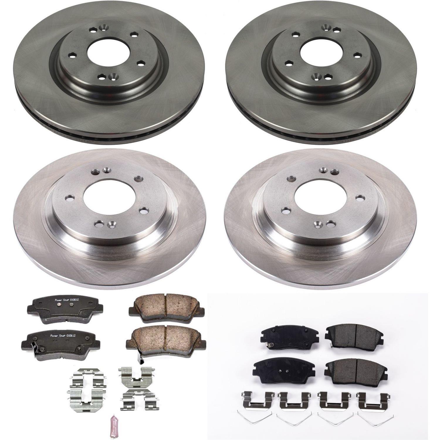 Power Stop 18-19 Hyundai Elantra GT Front & Rear Autospecialty Brake Kit (1x psbKOE6985, 1x psbKOE8011) thumbnail 6