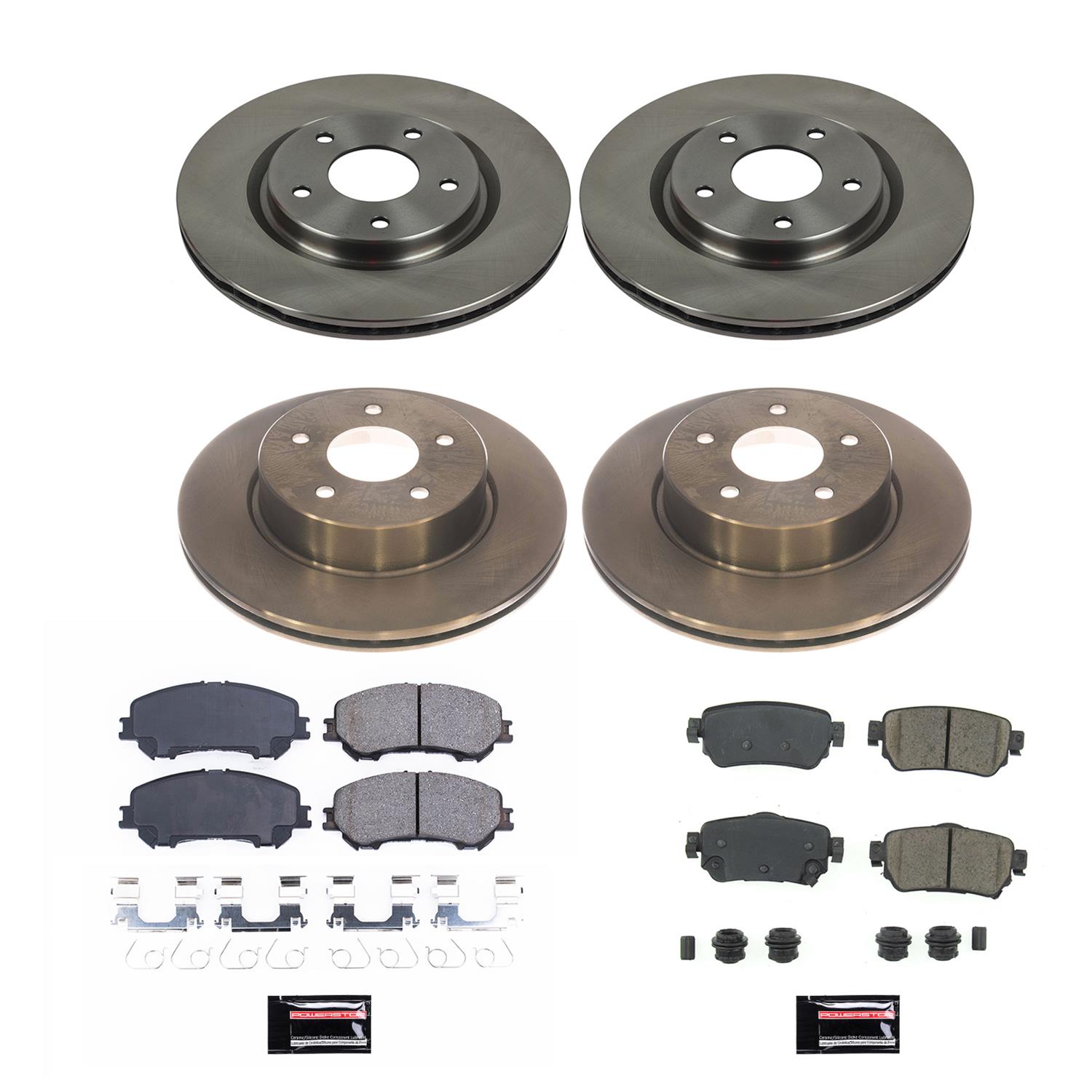 Power Stop 18-19 Nissan Rogue Front & Rear Autospecialty Brake Kit (1x psbKOE7036, 1x psbKOE8313) thumbnail 3