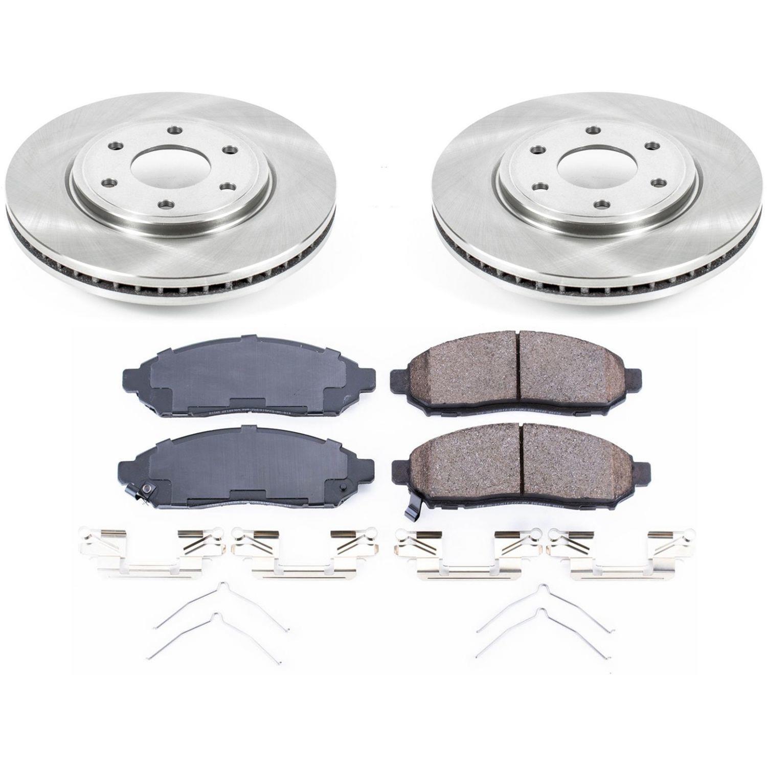 Power Stop 2019 Nissan Frontier Front & Rear Autospecialty Brake Kit (1x psbKOE8324, 1x psbKOE4621) thumbnail 4
