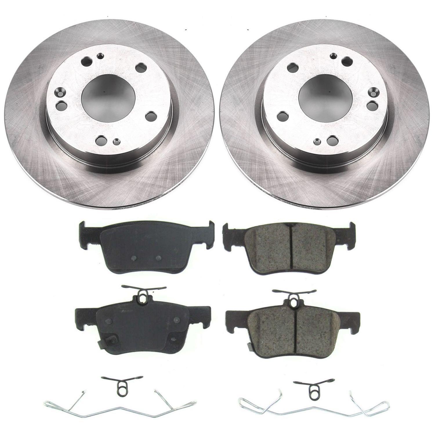Power Stop 2020 Honda Civic Front & Rear Autospecialty Brake Kit (1x psbKOE8330, 1x psbKOE1043) thumbnail 9