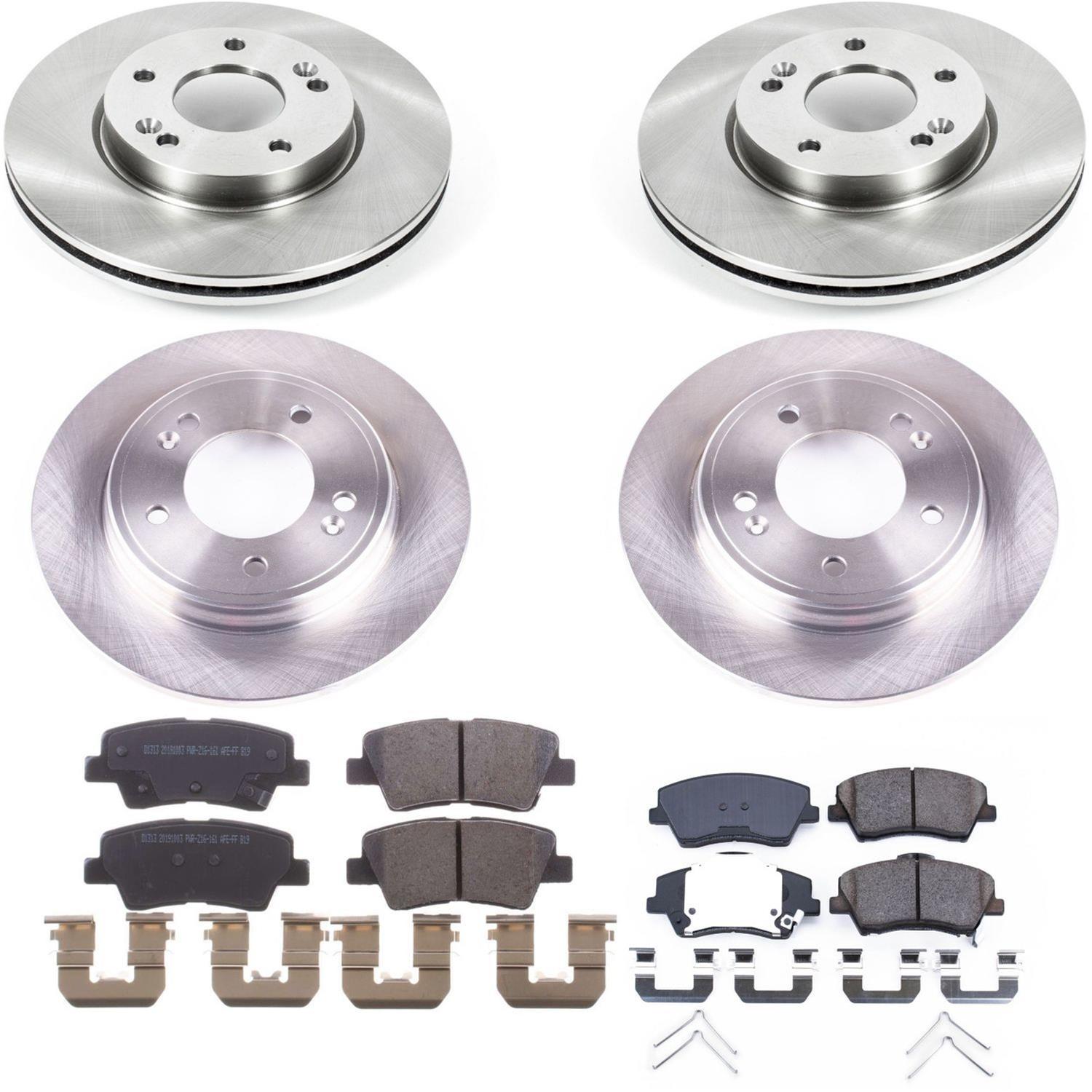 Power Stop 2019 Hyundai Elantra Front & Rear Autospecialty Brake Kit (1x psbKOE7370, 1x psbKOE7904) thumbnail 6
