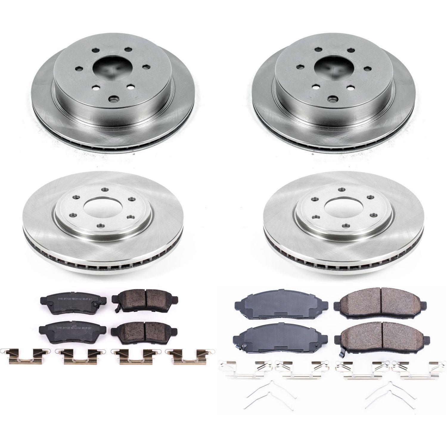 Power Stop 2019 Nissan Frontier Front & Rear Autospecialty Brake Kit (1x psbKOE8324, 1x psbKOE4621) thumbnail 3