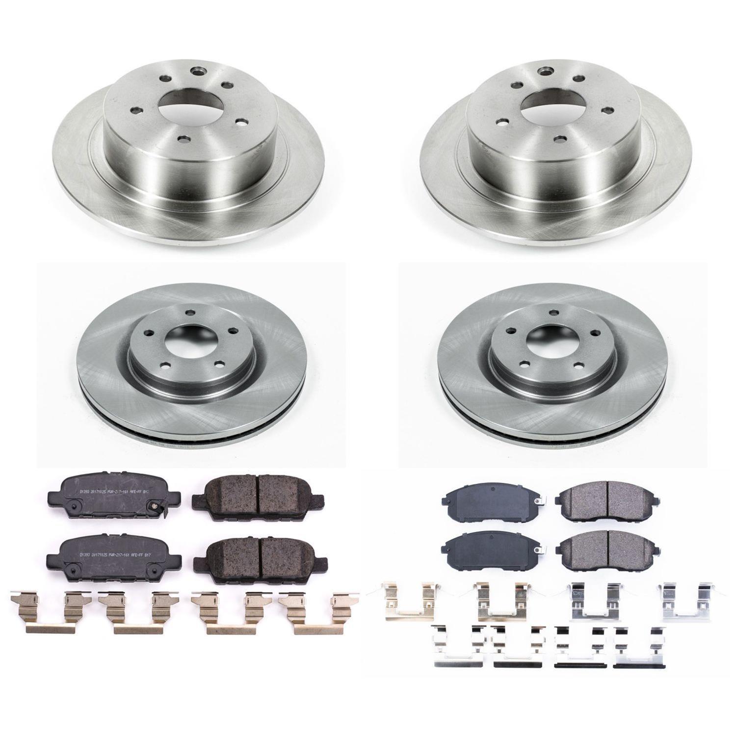 Power Stop 2019 Nissan Sentra Front & Rear Autospecialty Brake Kit (1x psbKOE8327, 1x psbKOE8335) thumbnail 3