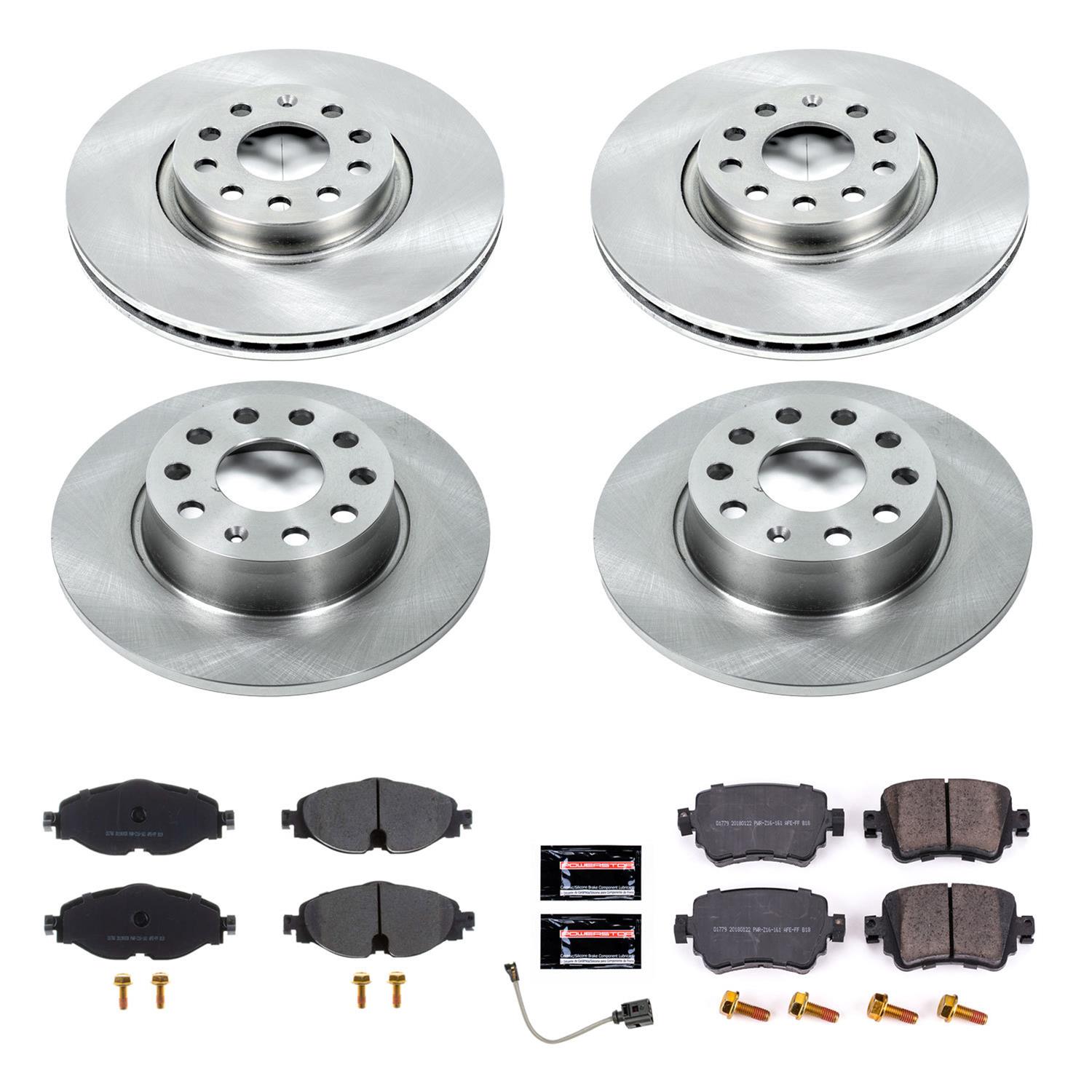 Power Stop 2019 Volkswagen Golf Alltrack Front & Rear Autospecialty Brake Kit (1x psbKOE7053, 1x psbKOE7082) thumbnail 8