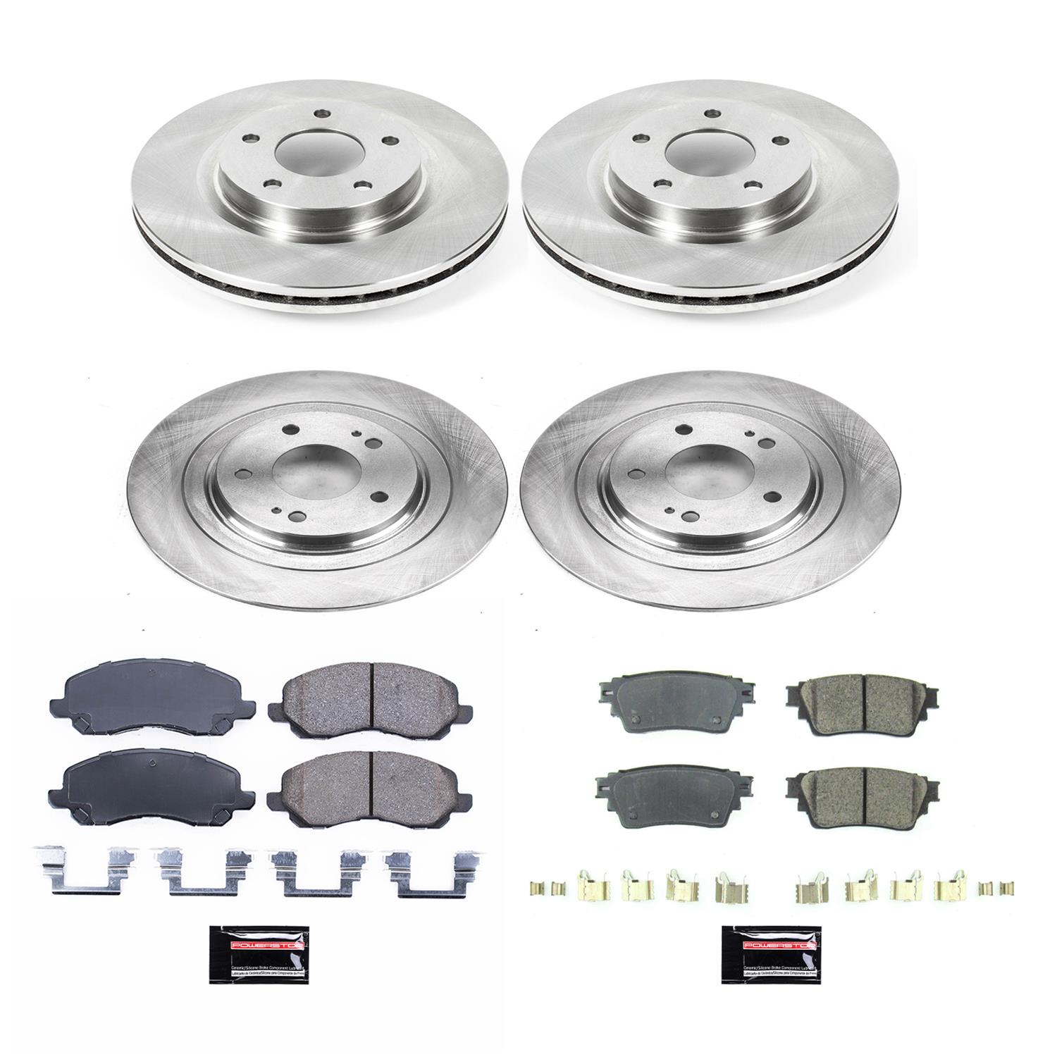 Power Stop 17-19 Mitsubishi Outlander Front & Rear Autospecialty Brake Kit (1x psbKOE3032, 1x psbKOE8381) thumbnail 9