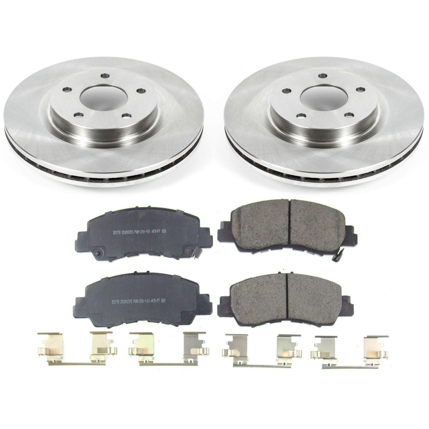 Power Stop 2018 Mitsubishi Eclipse Cross Front & Rear Autospecialty Brake Kit (1x psbKOE8381, 1x psbKOE8424) thumbnail 4