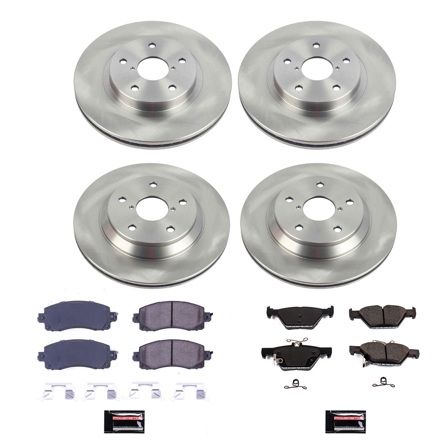 Power Stop 19-21 Subaru Forester Front & Rear Autospecialty Brake Kit (1x psbKOE8480, 1x psbKOE8495) thumbnail 2