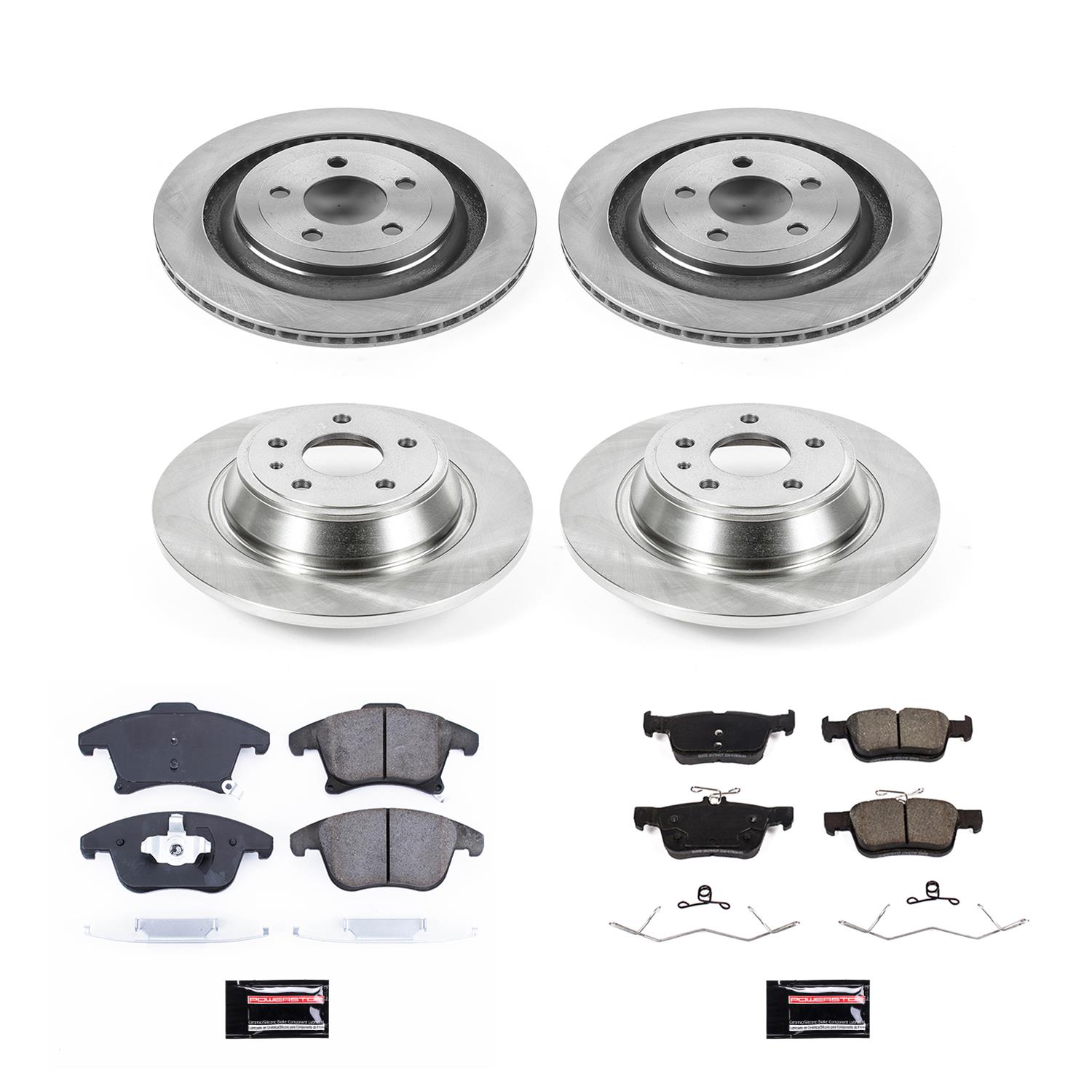 Power Stop 2020 Ford Fusion Front & Rear Autospecialty Brake Kit (1x psbKOE6399, 1x psbKOE8533) thumbnail 4
